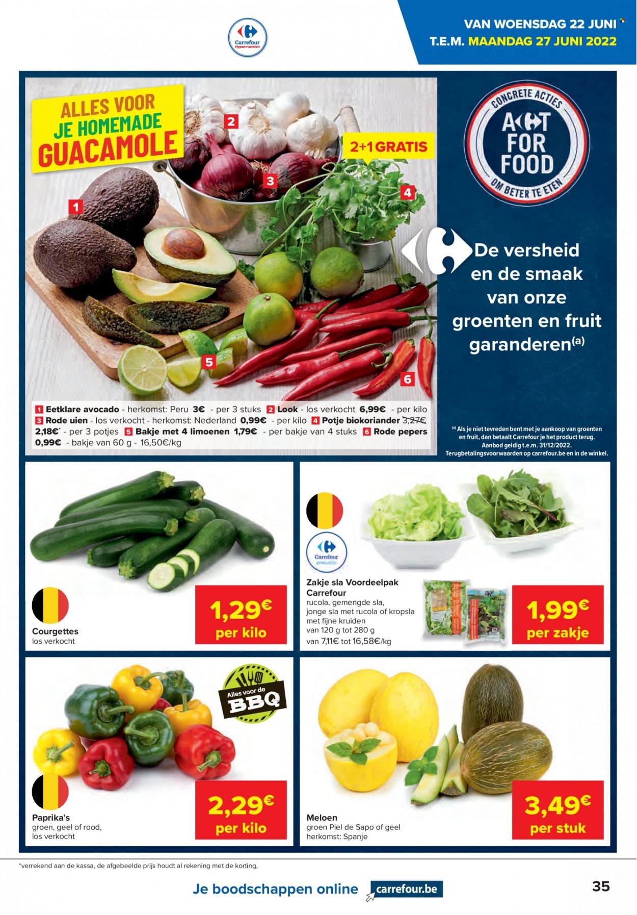 Carrefour hypermarkt-aanbieding  - 22.6.2022 - 4.7.2022. Pagina 35.