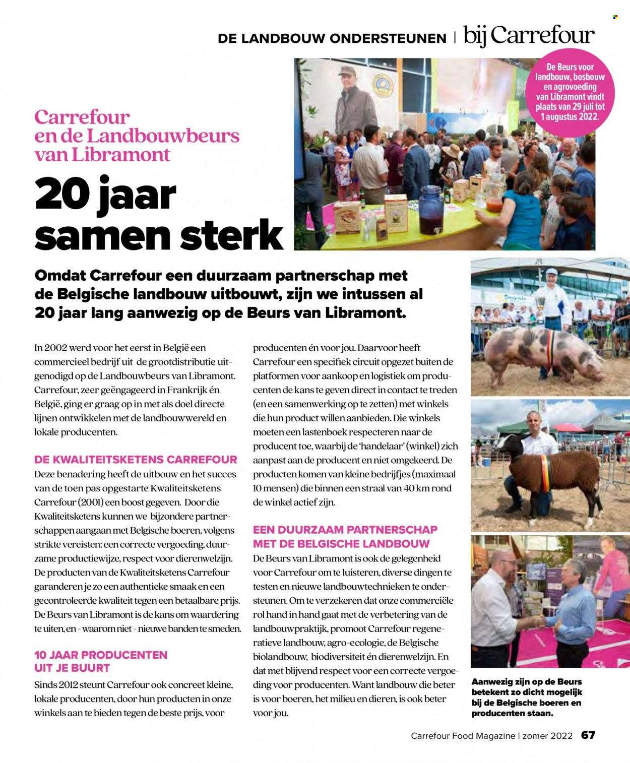 Carrefour-aanbieding  - 29.6.2022 - 17.8.2022. Pagina 67.