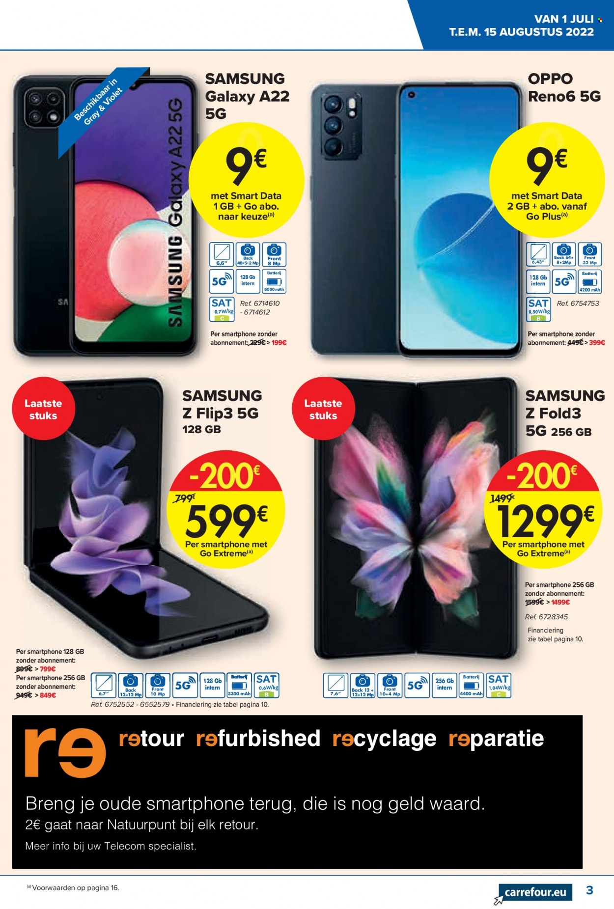Catalogue Carrefour hypermarkt - 1.7.2022 - 15.8.2022. Page 3.