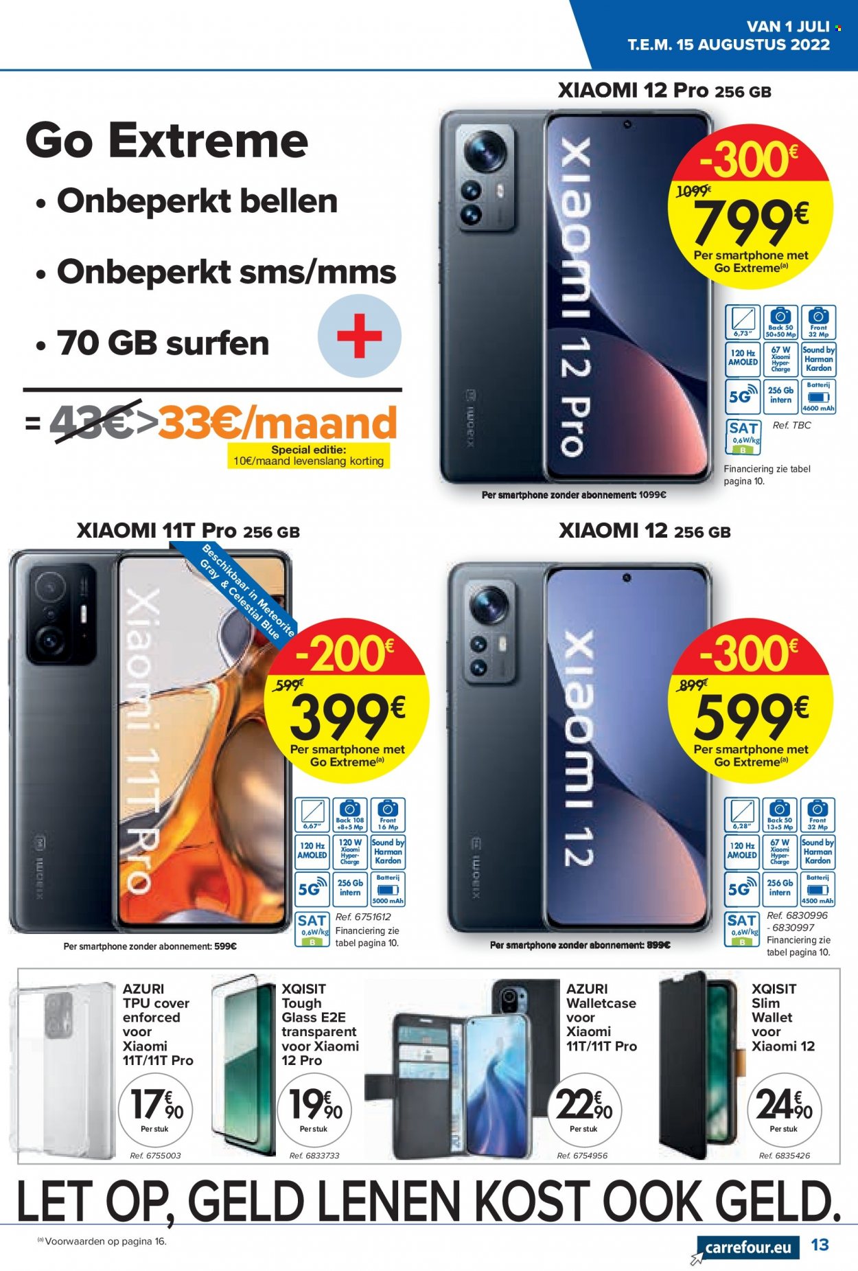Catalogue Carrefour hypermarkt - 1.7.2022 - 15.8.2022. Page 13.