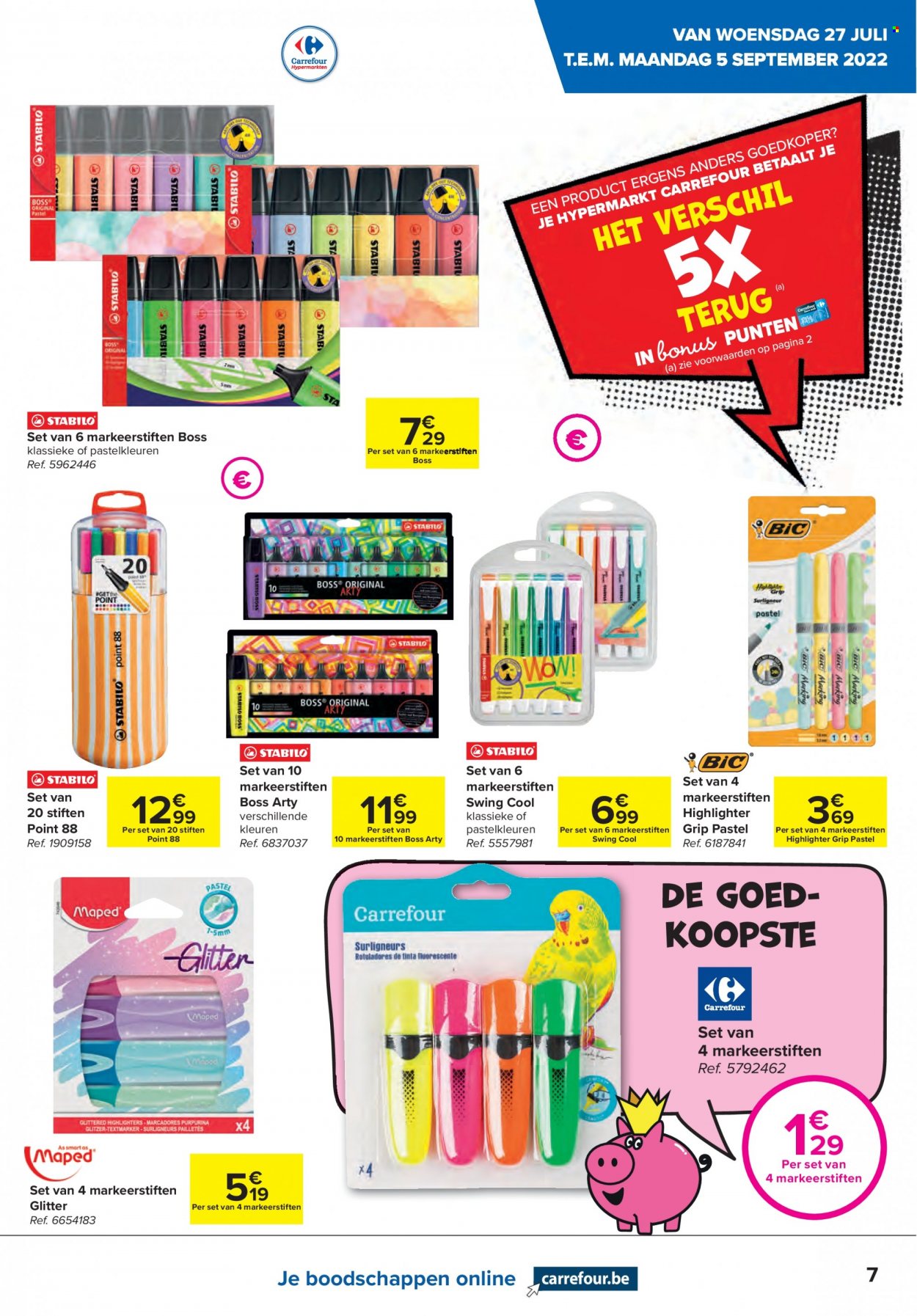 Catalogue Carrefour hypermarkt - 27.7.2022 - 5.9.2022. Page 7.