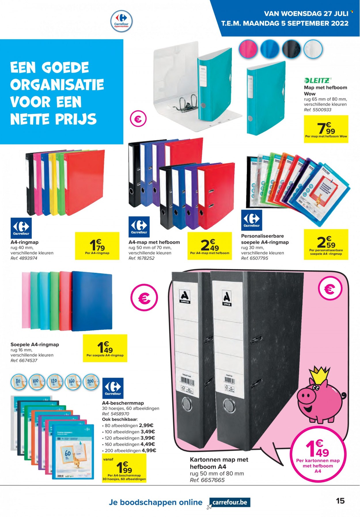 Catalogue Carrefour hypermarkt - 27.7.2022 - 5.9.2022. Page 15.