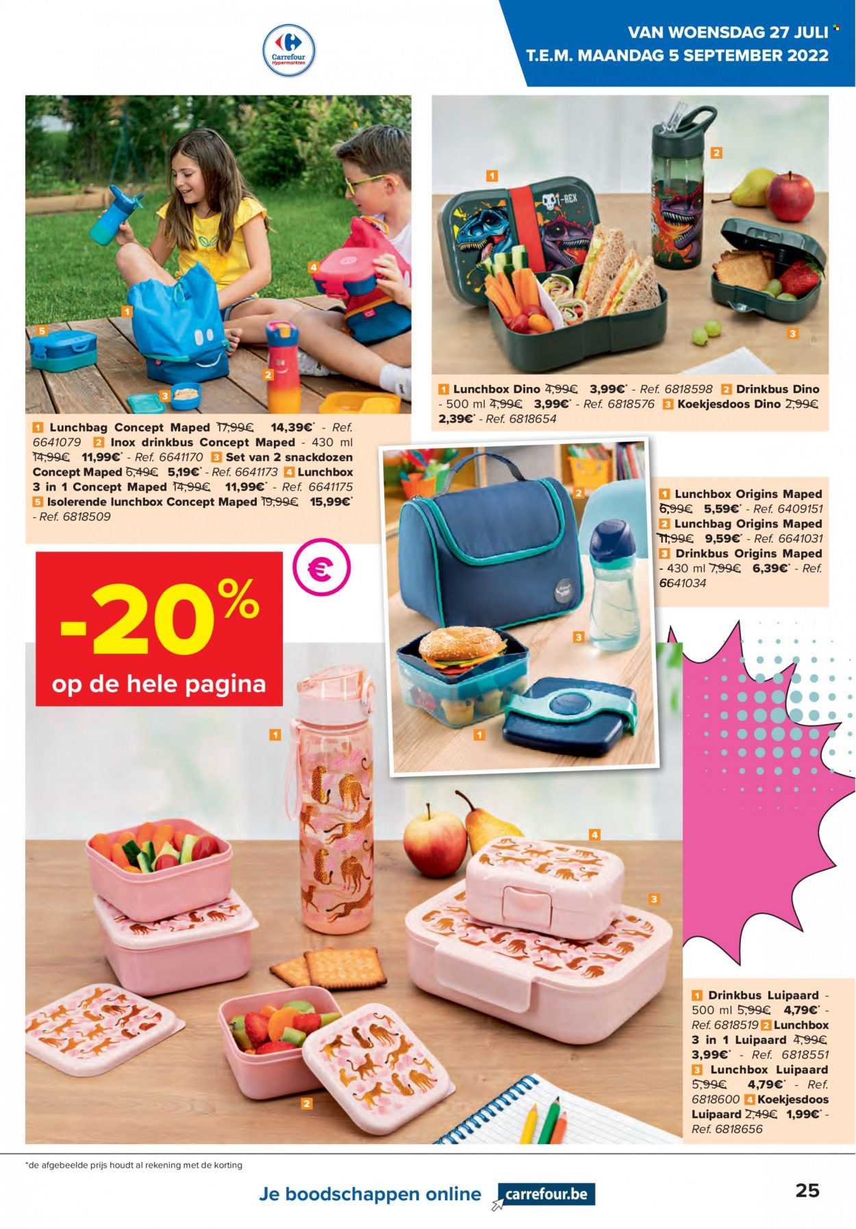 Catalogue Carrefour hypermarkt - 27.7.2022 - 5.9.2022. Page 25.
