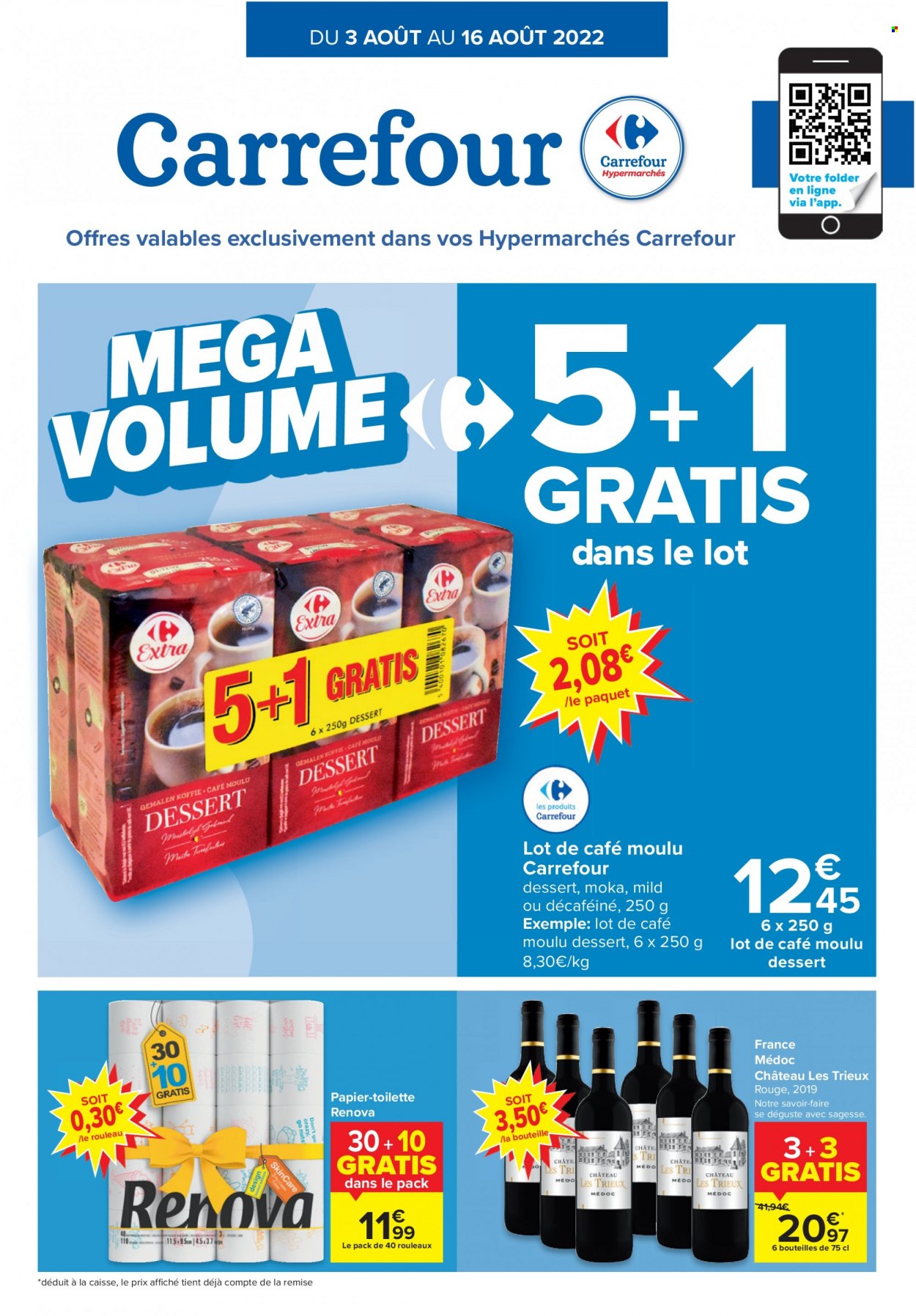 Catalogue Carrefour hypermarkt - 3.8.2022 - 16.8.2022. Page 1.