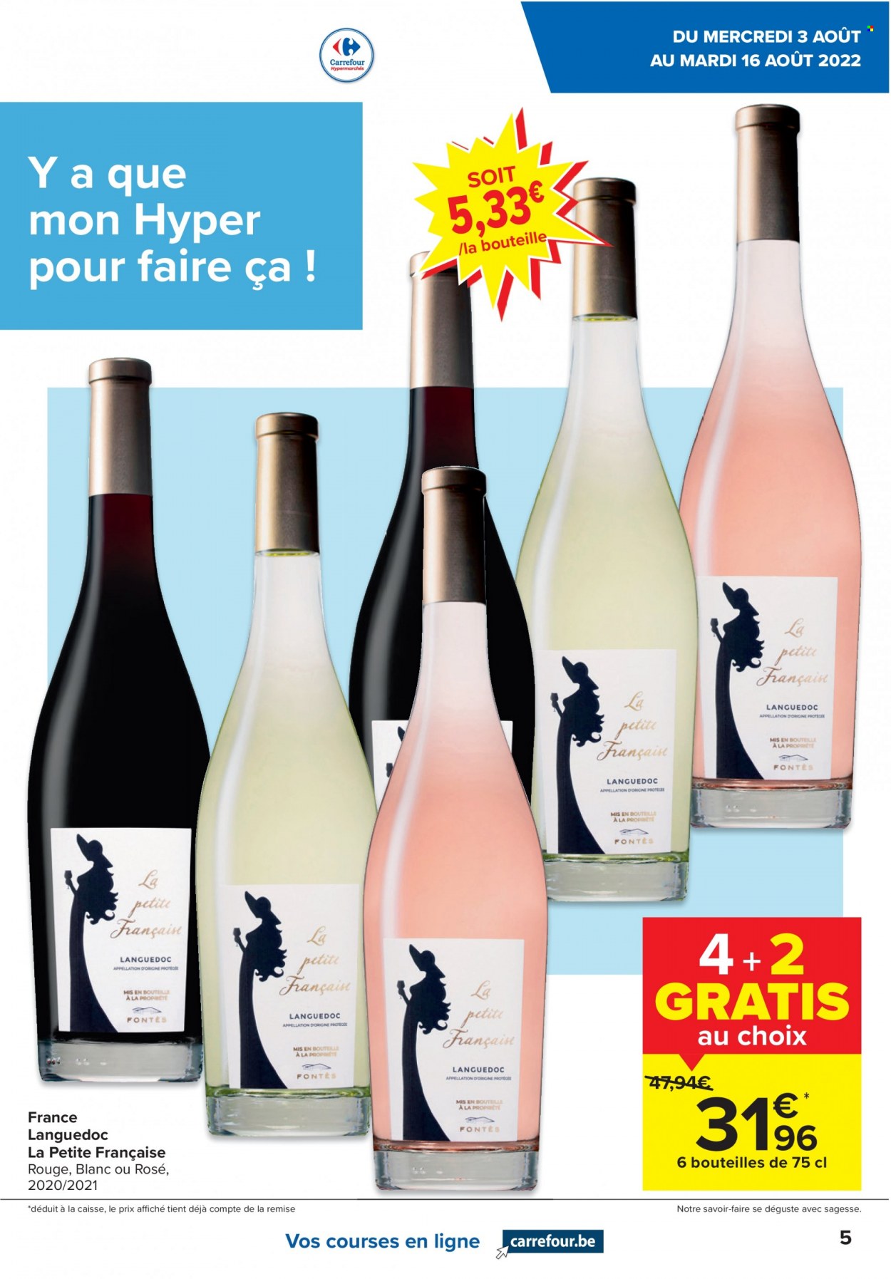 Catalogue Carrefour hypermarkt - 3.8.2022 - 16.8.2022. Page 5.