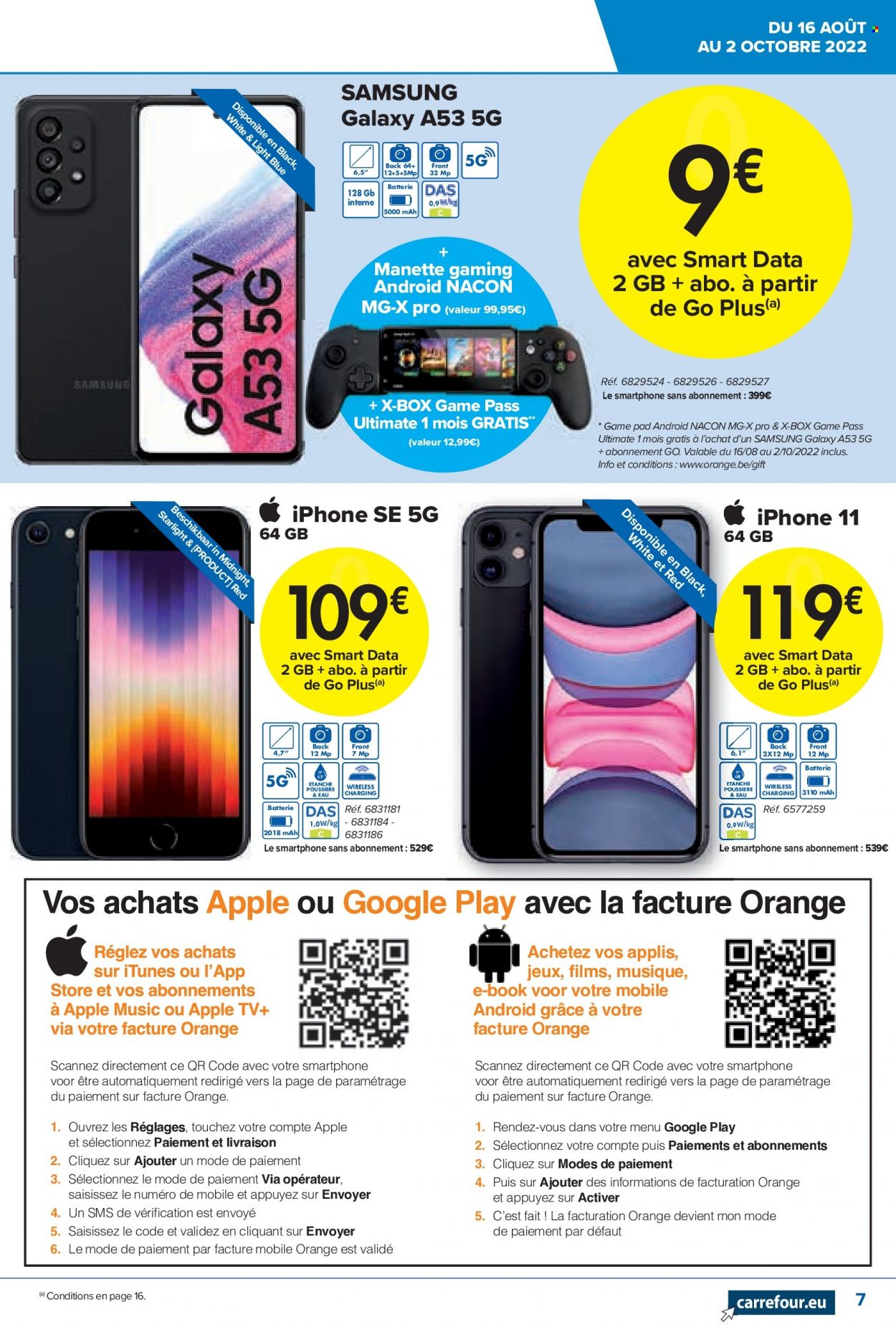 Catalogue Carrefour hypermarkt - 16.8.2022 - 2.10.2022. Page 7.