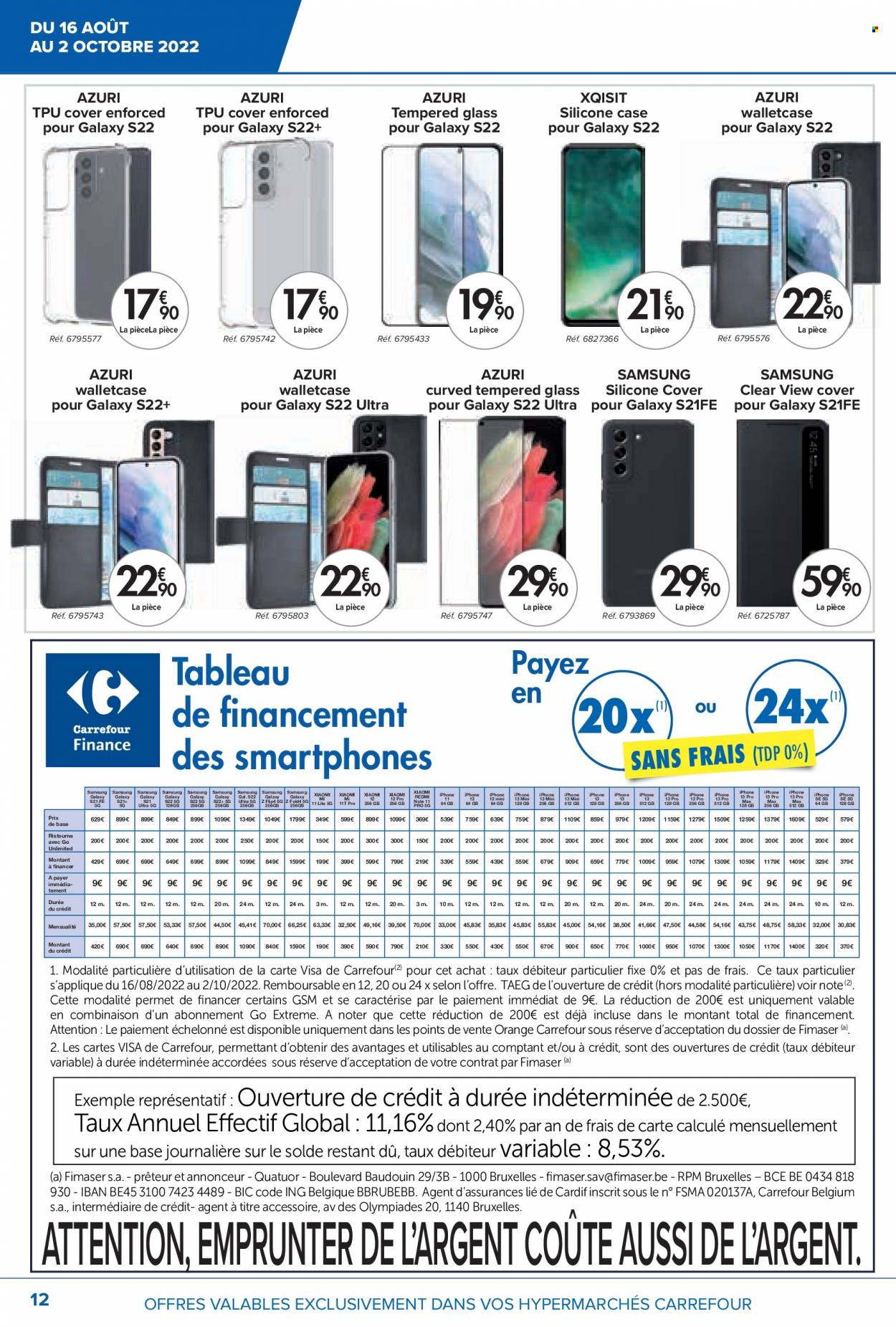 Catalogue Carrefour hypermarkt - 16.8.2022 - 2.10.2022. Page 12.