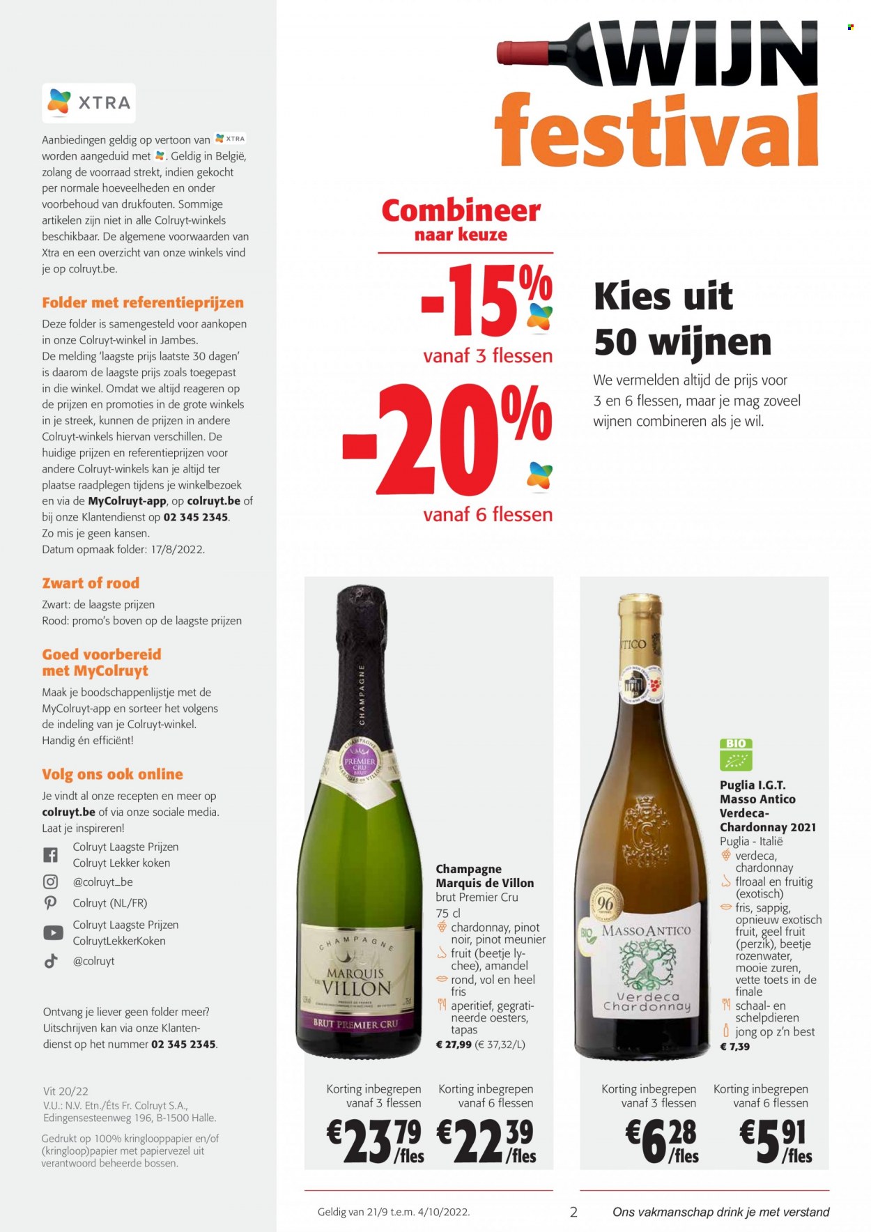 Catalogue Colruyt - 21.9.2022 - 4.10.2022. Page 2.