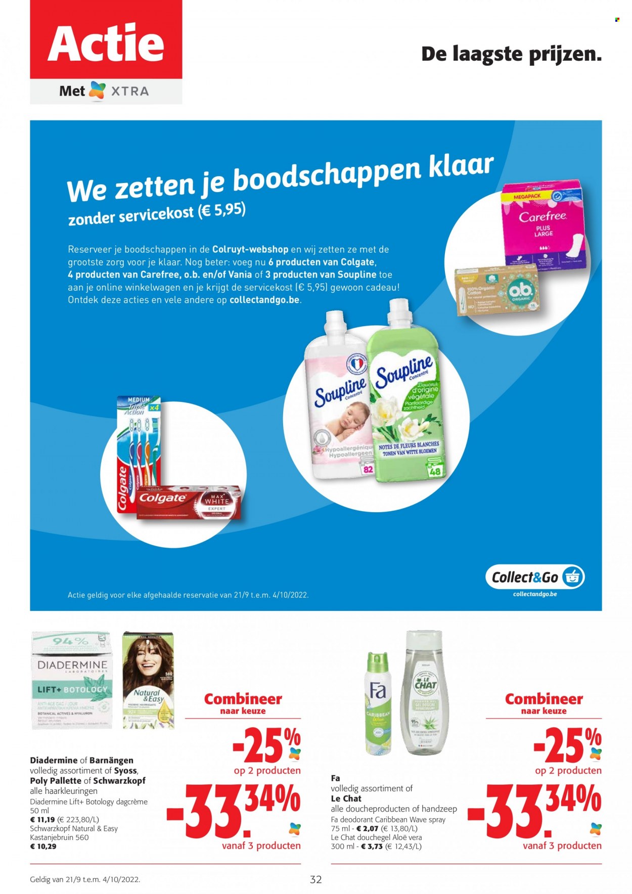 Catalogue Colruyt - 21.9.2022 - 4.10.2022. Page 32.