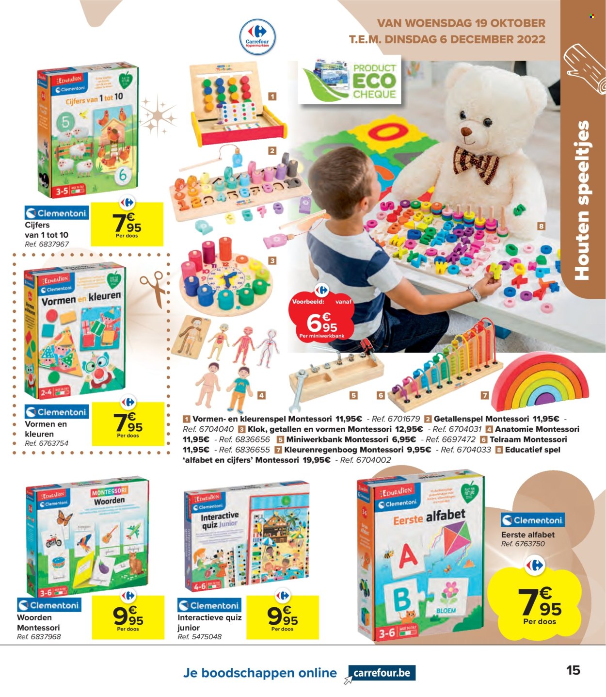 Catalogue Carrefour hypermarkt - 19.10.2022 - 6.12.2022. Page 15.