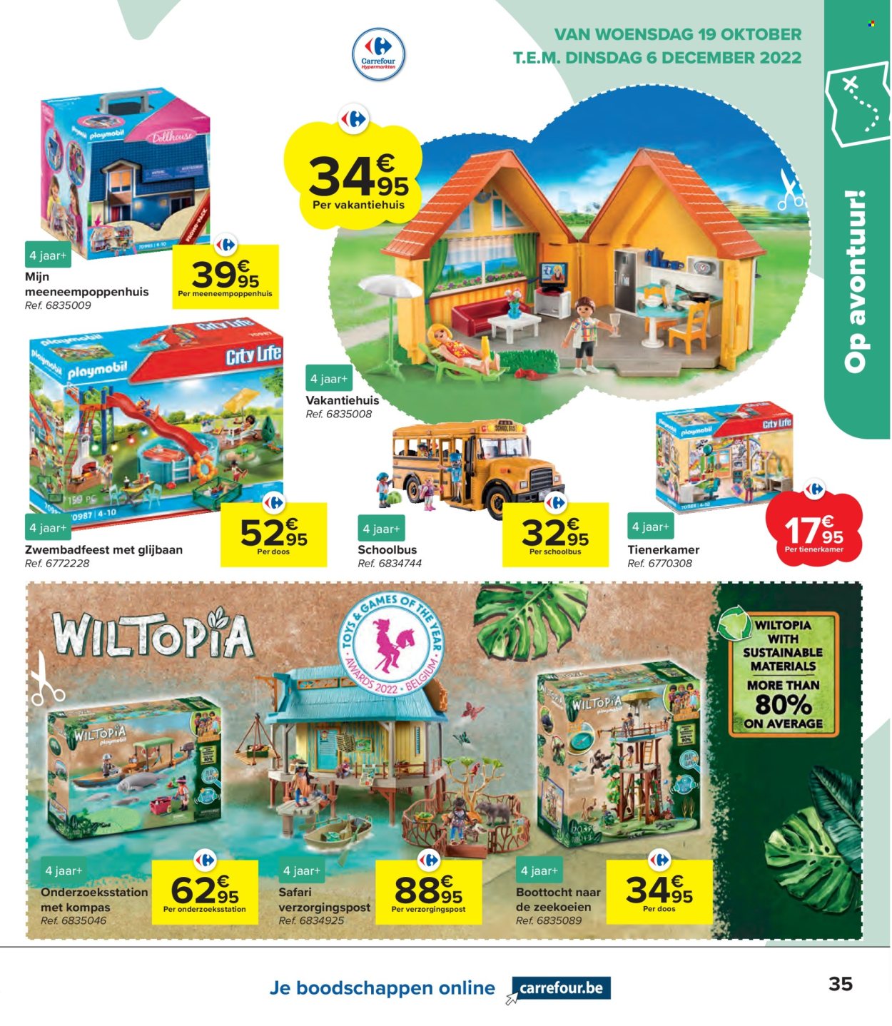 Catalogue Carrefour hypermarkt - 19.10.2022 - 6.12.2022. Page 35.