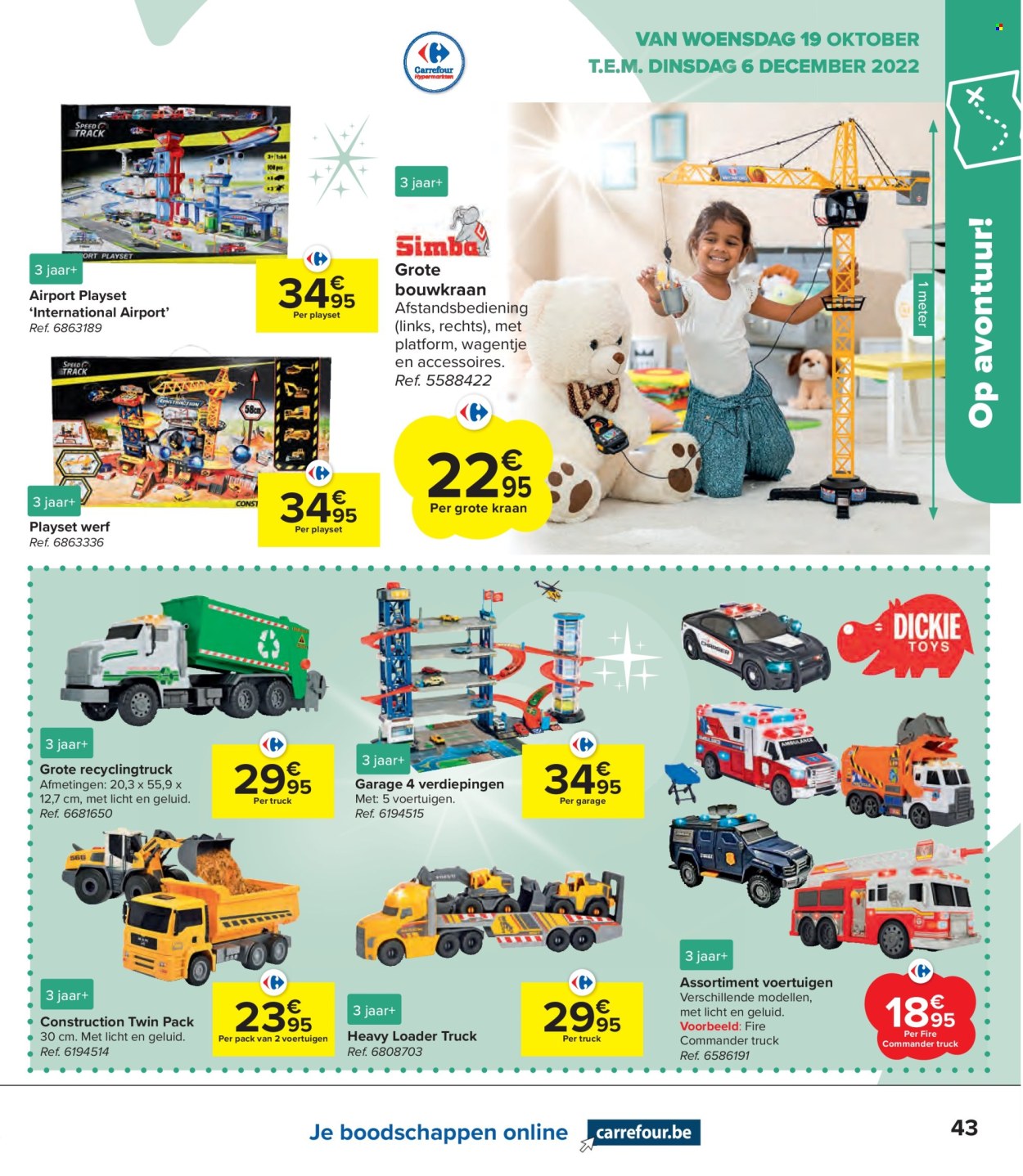 Carrefour hypermarkt-aanbieding  - 19.10.2022 - 6.12.2022. Pagina 43.