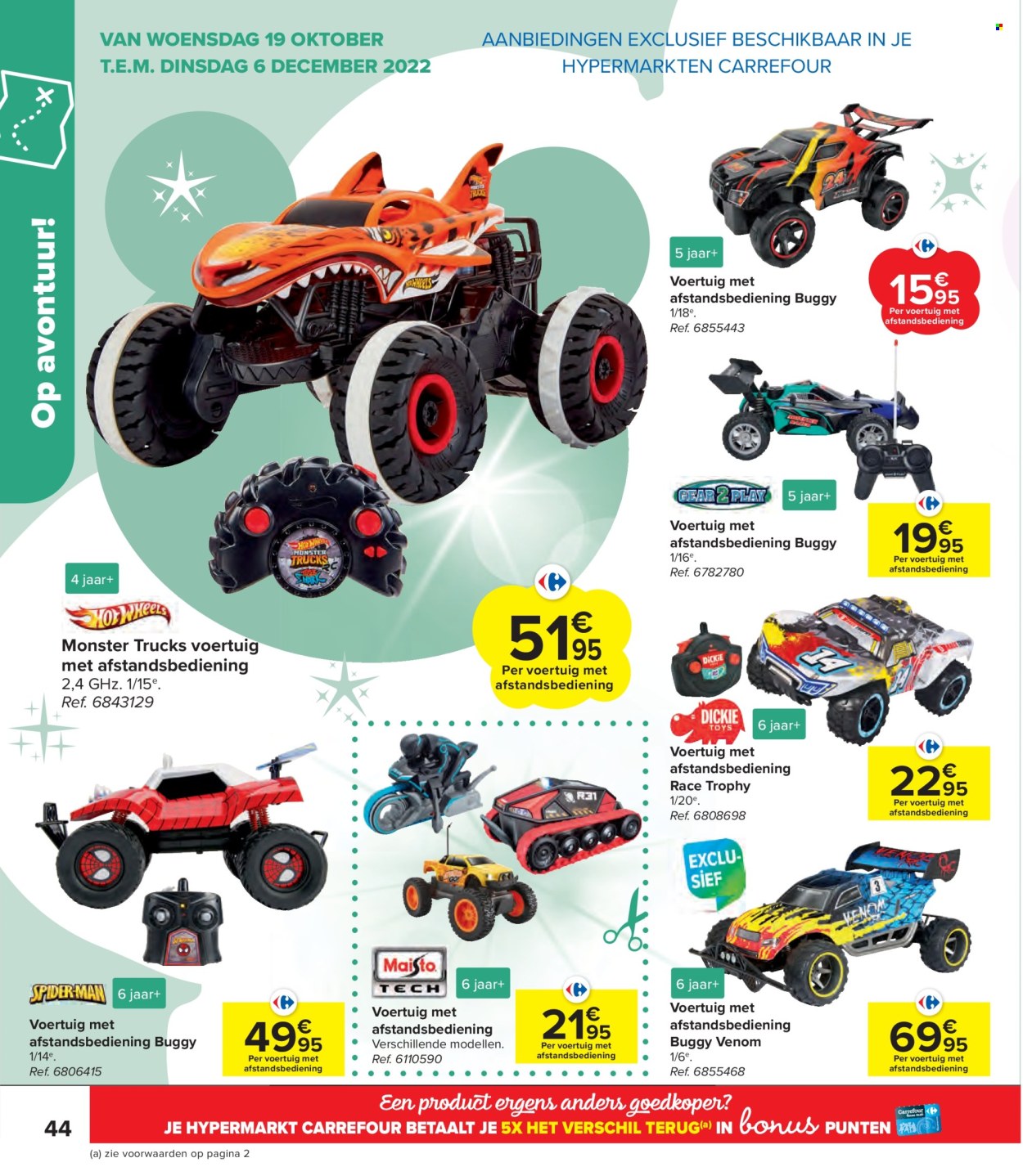 Catalogue Carrefour hypermarkt - 19.10.2022 - 6.12.2022. Page 44.