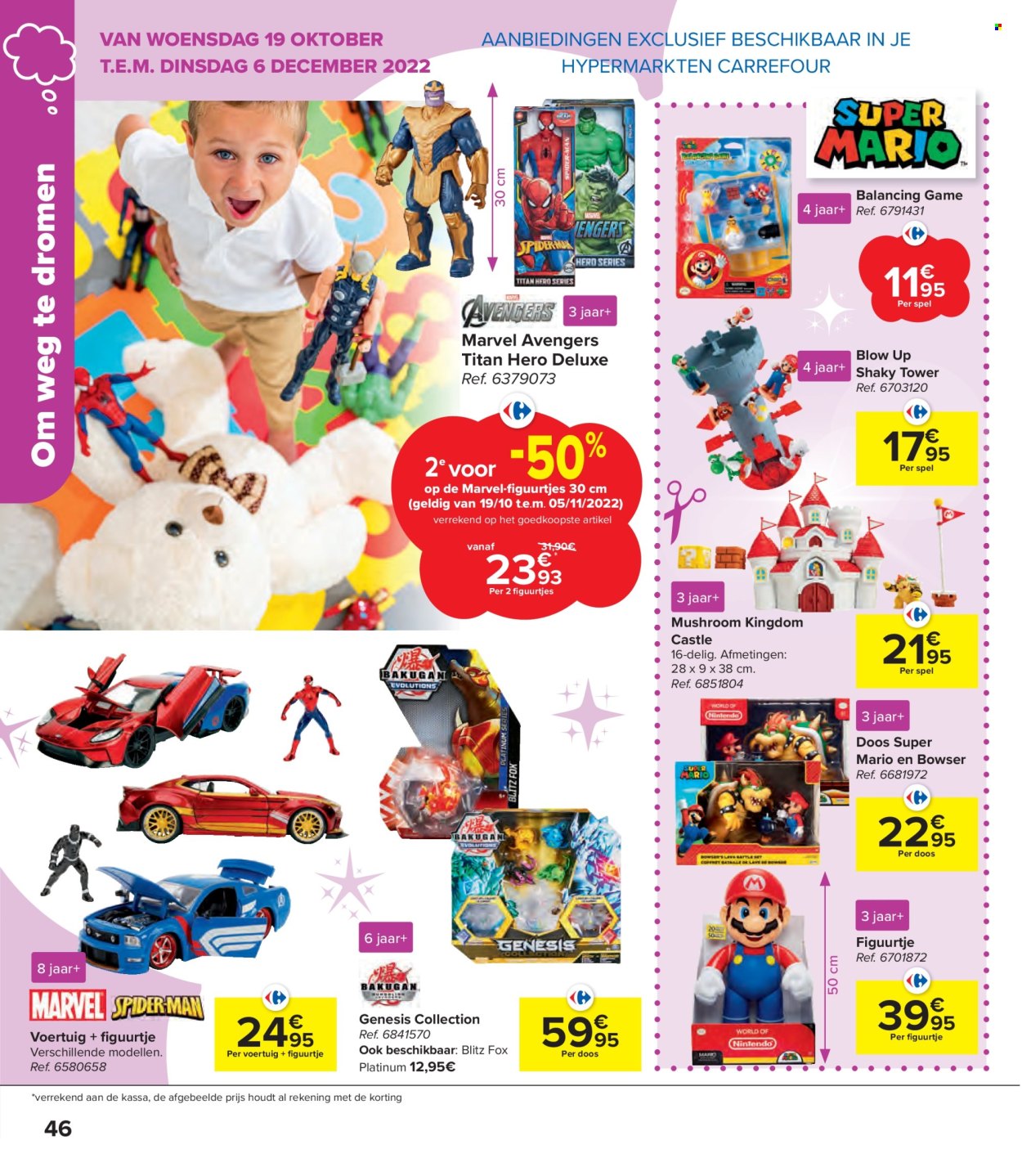 Catalogue Carrefour hypermarkt - 19.10.2022 - 6.12.2022. Page 46.