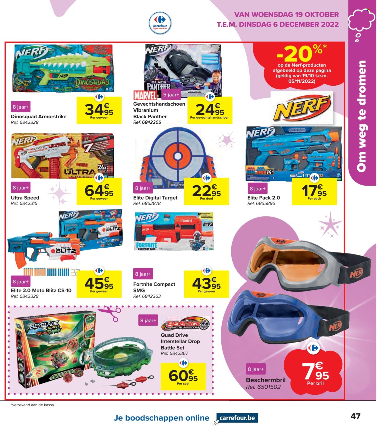 Catalogue Carrefour hypermarkt - 19.10.2022 - 6.12.2022. Page 47.