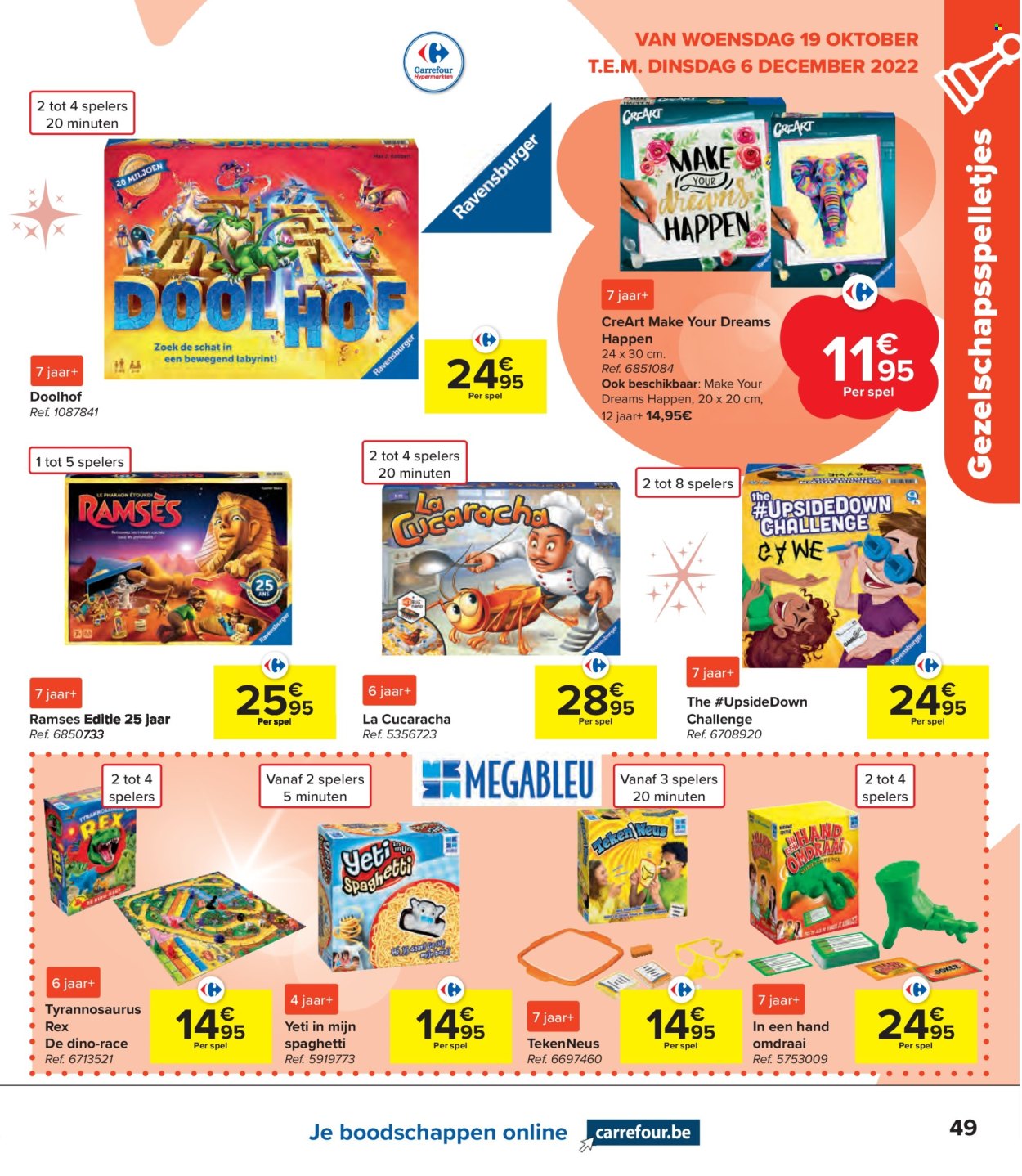 Catalogue Carrefour hypermarkt - 19.10.2022 - 6.12.2022. Page 49.