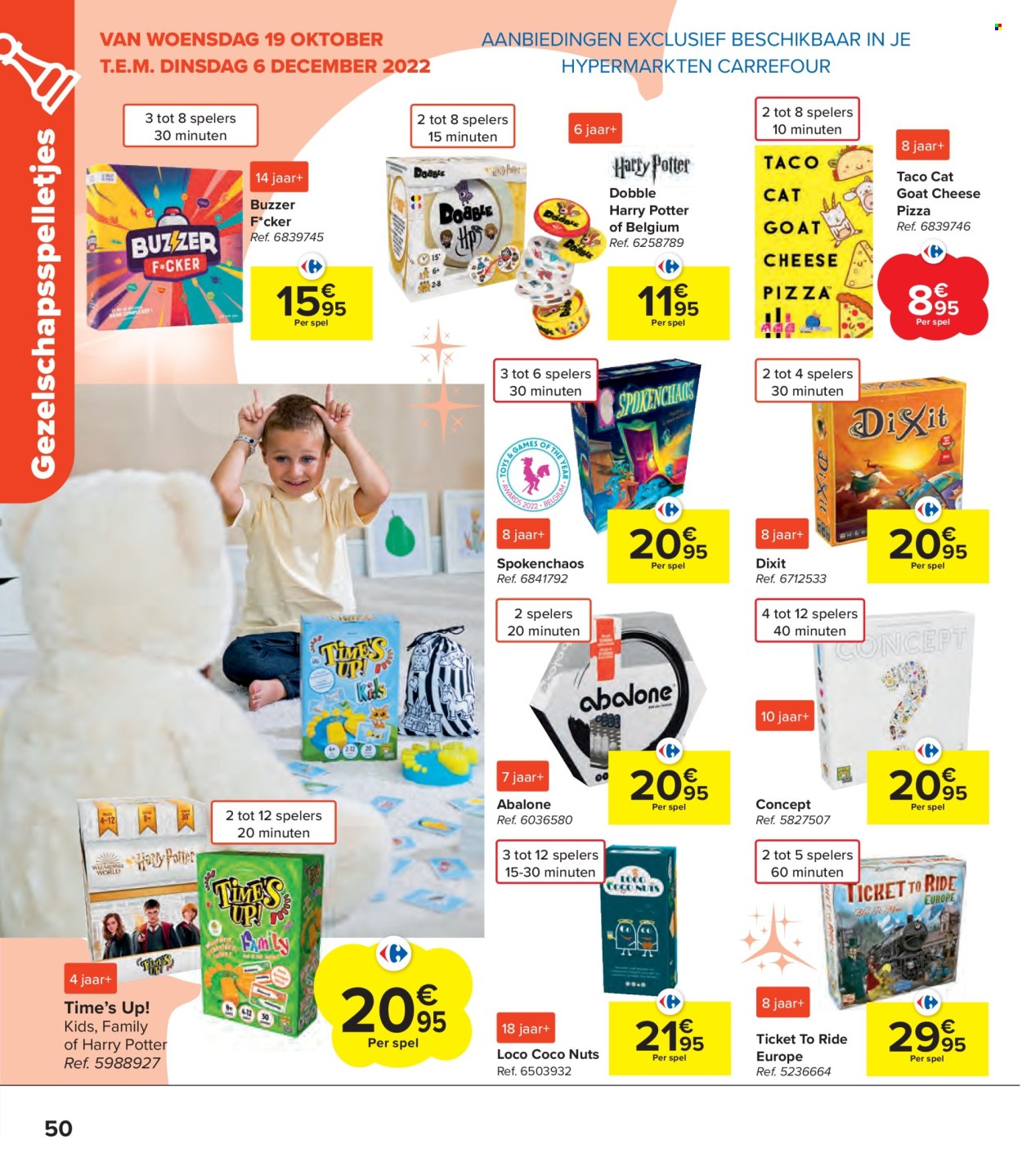 Catalogue Carrefour hypermarkt - 19.10.2022 - 6.12.2022. Page 50.
