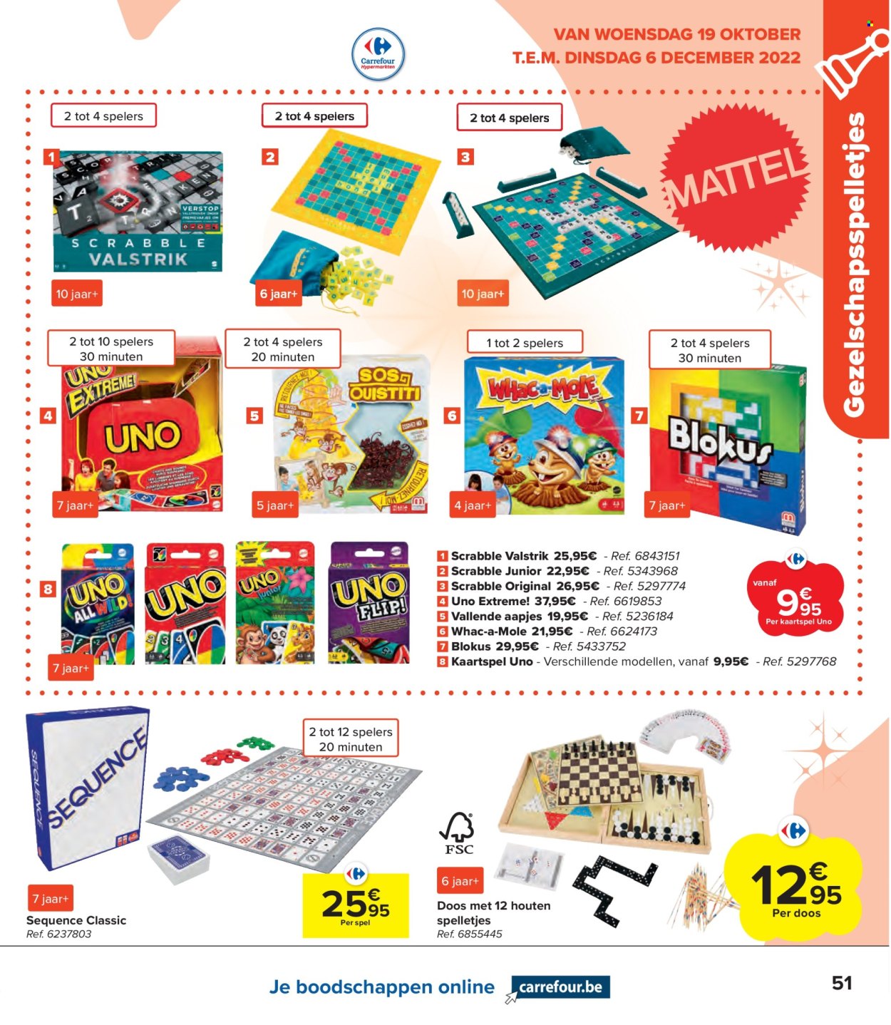 Catalogue Carrefour hypermarkt - 19.10.2022 - 6.12.2022. Page 51.