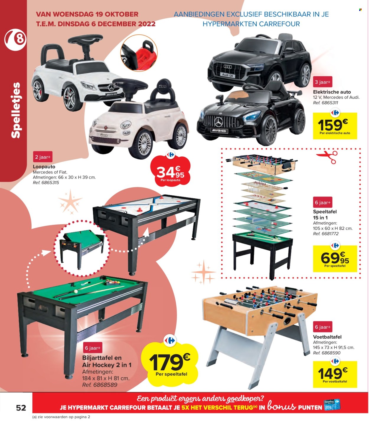 Catalogue Carrefour hypermarkt - 19.10.2022 - 6.12.2022. Page 52.