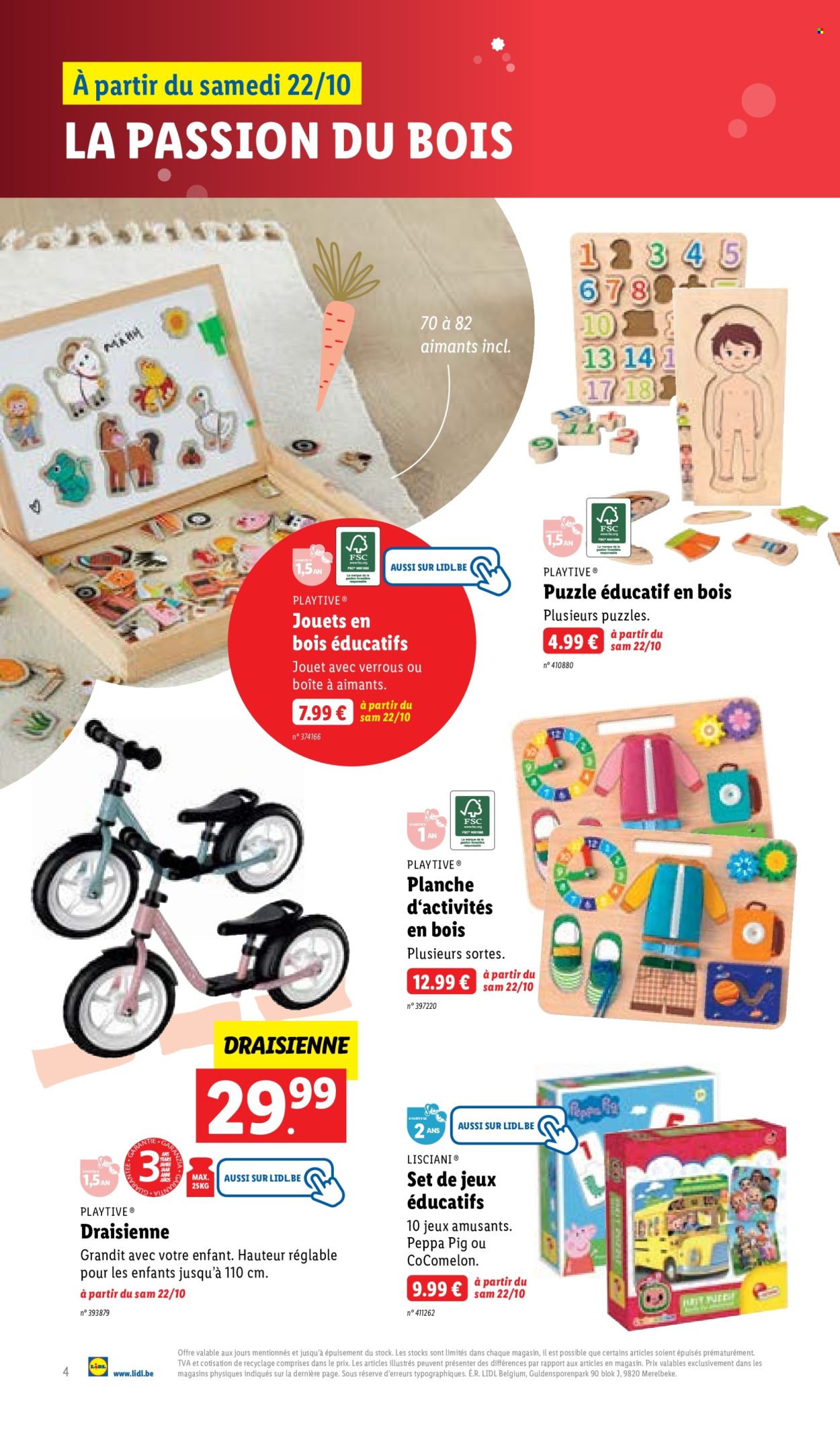 Catalogue Lidl. Page 4.