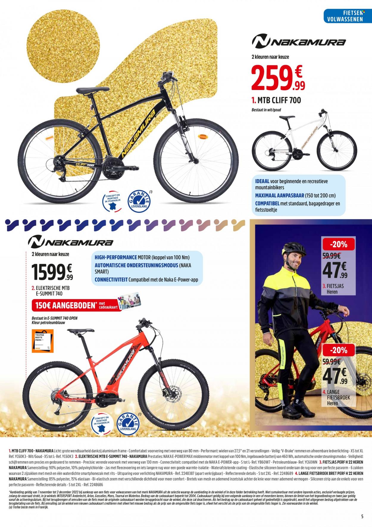 Catalogue Intersport - 7.11.2022 - 2.12.2022. Page 5.