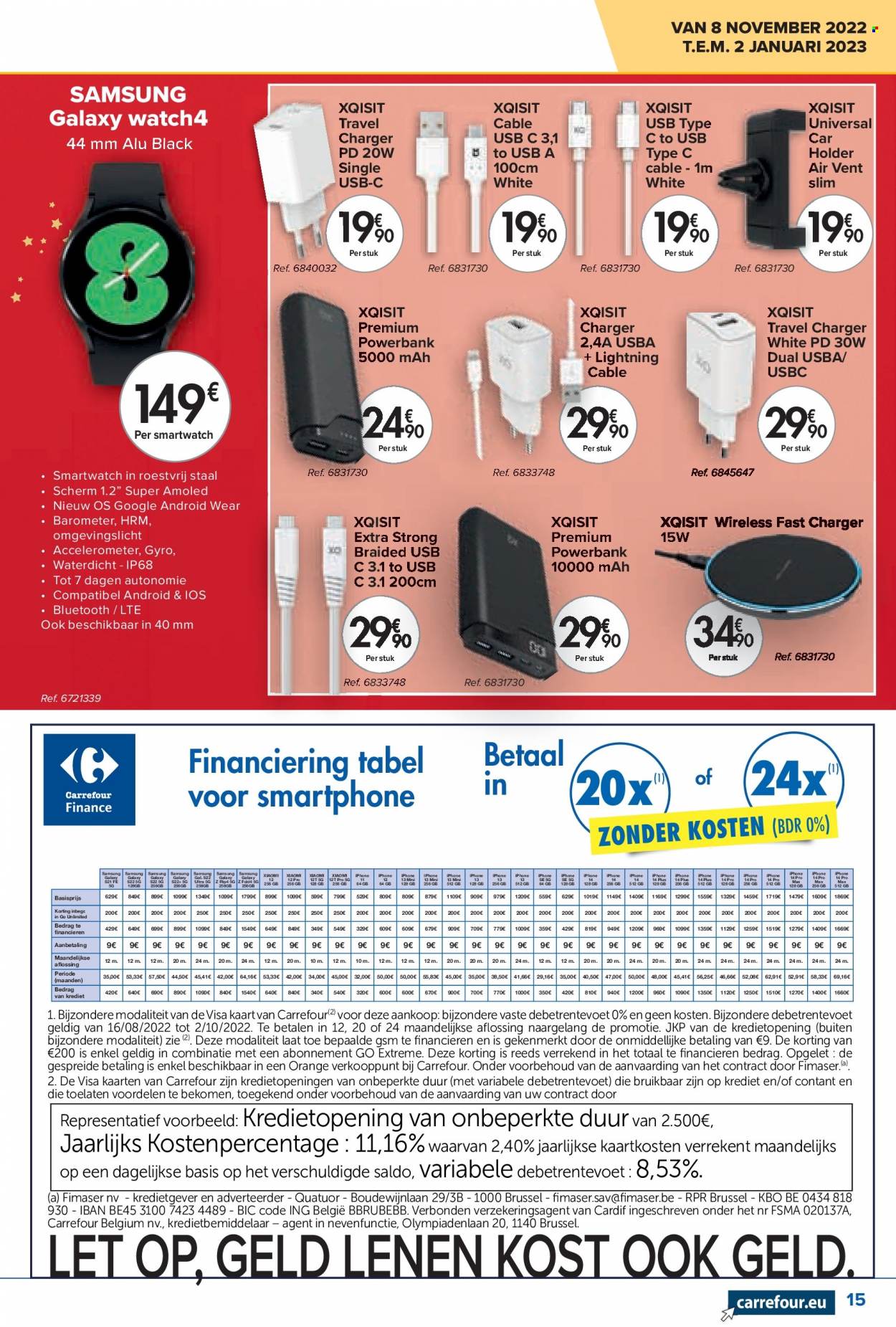 Catalogue Carrefour hypermarkt - 8.11.2022 - 2.1.2023. Page 15.
