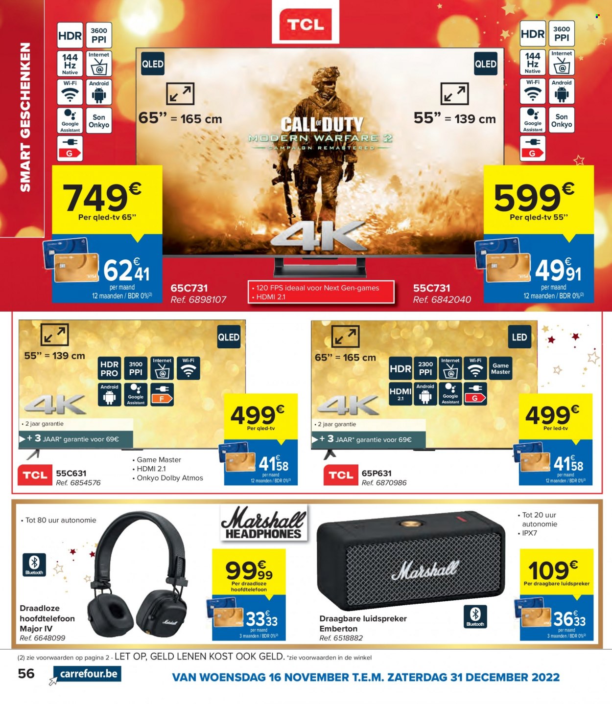 Catalogue Carrefour hypermarkt - 16.11.2022 - 31.12.2022. Page 56.