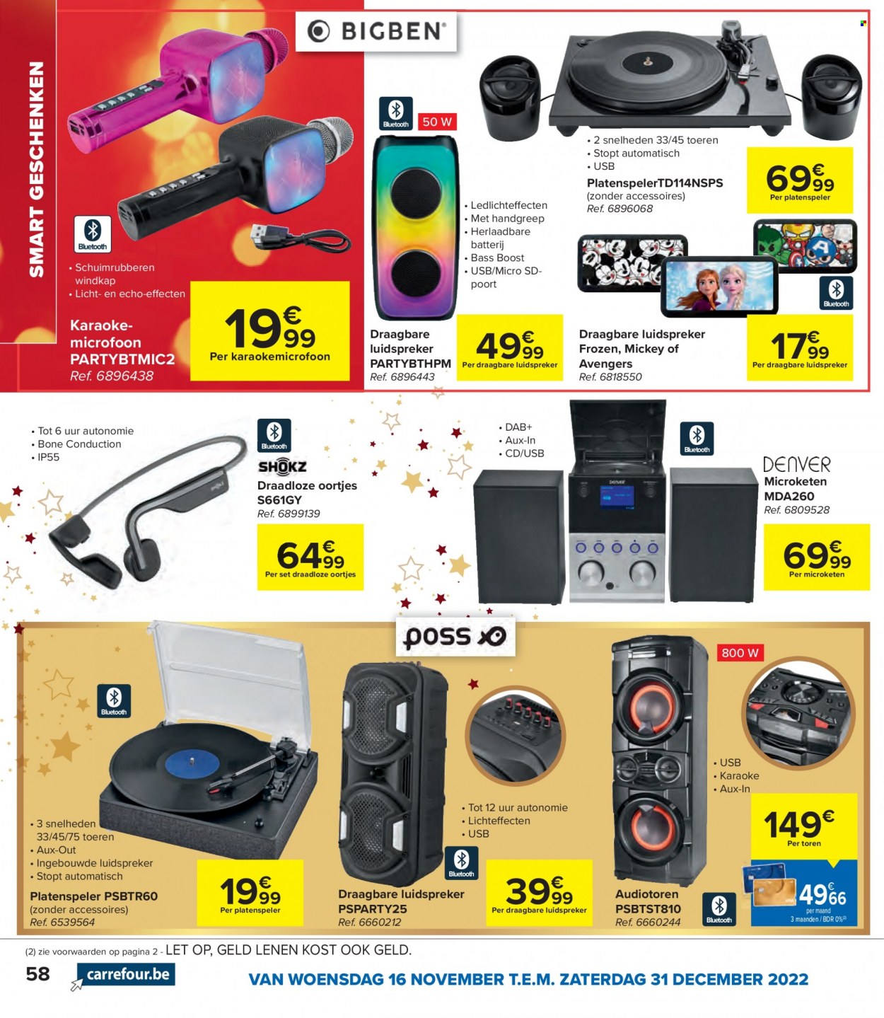 Catalogue Carrefour hypermarkt - 16.11.2022 - 31.12.2022. Page 58.