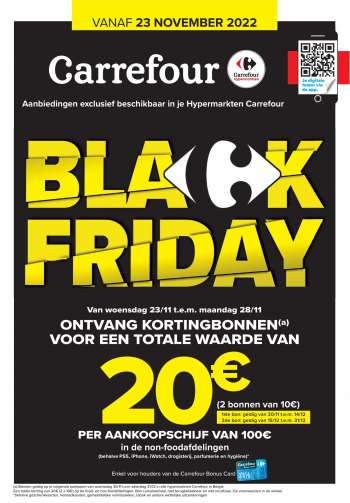 Carrefour hypermarkt folder - Black Friday