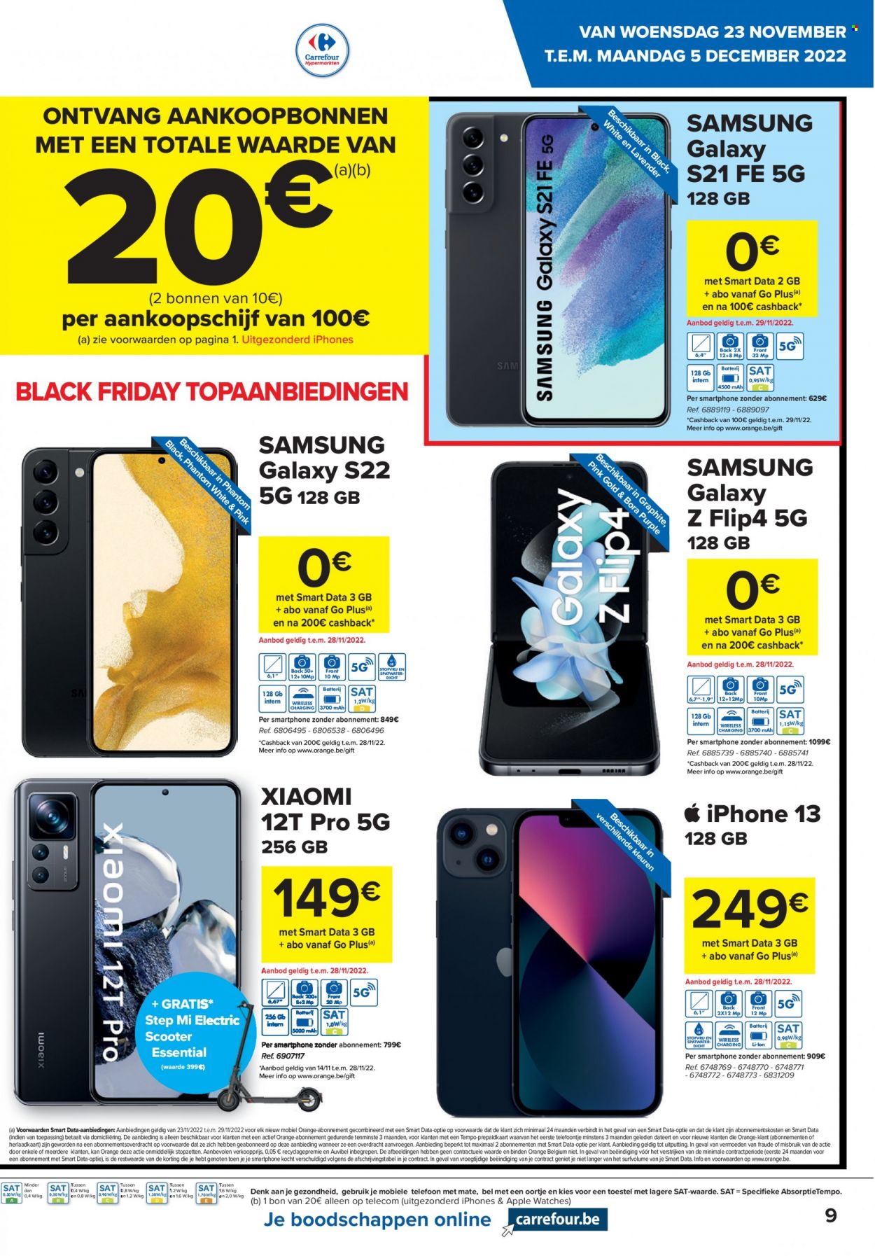 Catalogue Carrefour hypermarkt - 23.11.2022 - 5.12.2022. Page 9.
