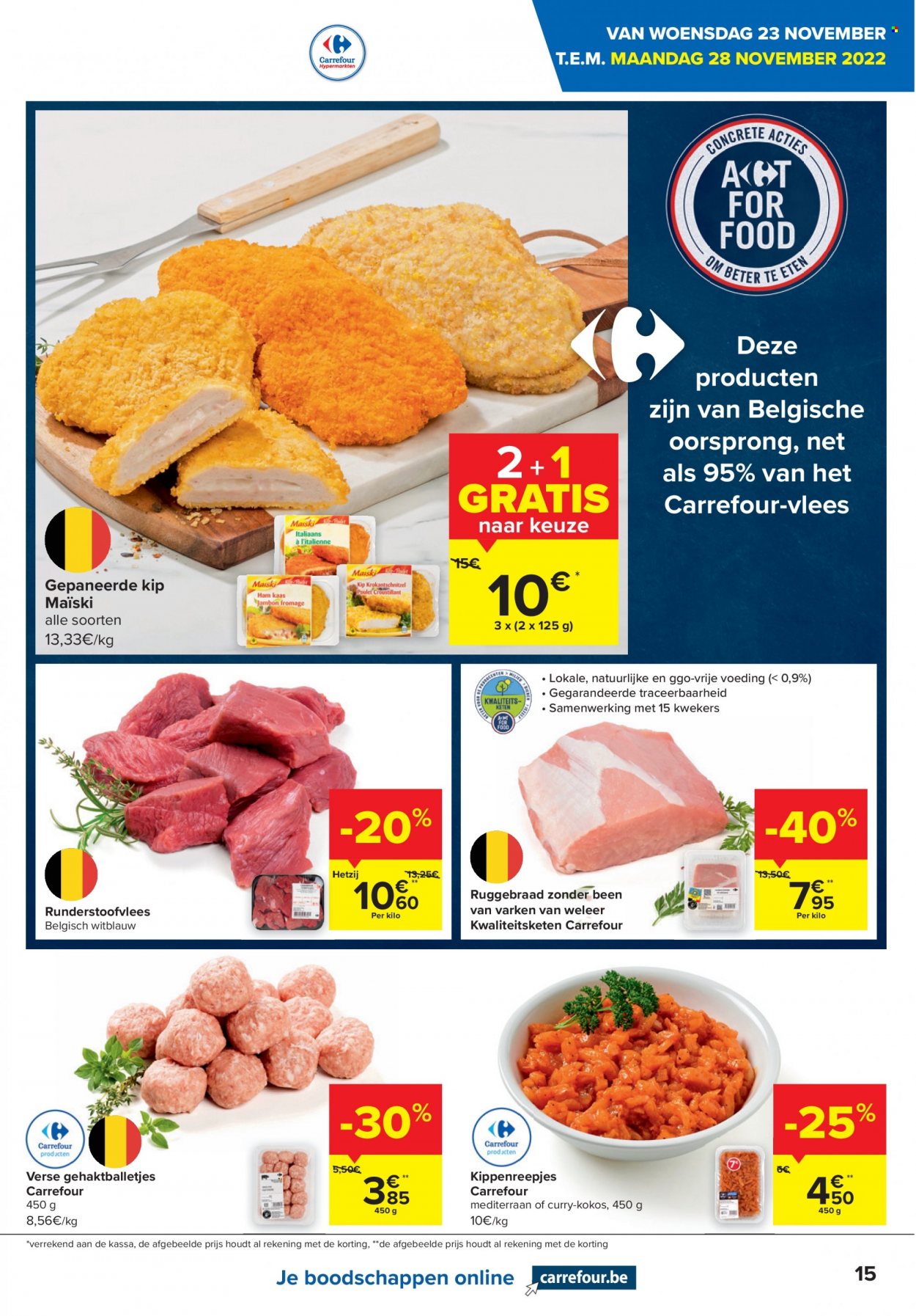 Carrefour hypermarkt-aanbieding  - 23.11.2022 - 5.12.2022. Pagina 15.