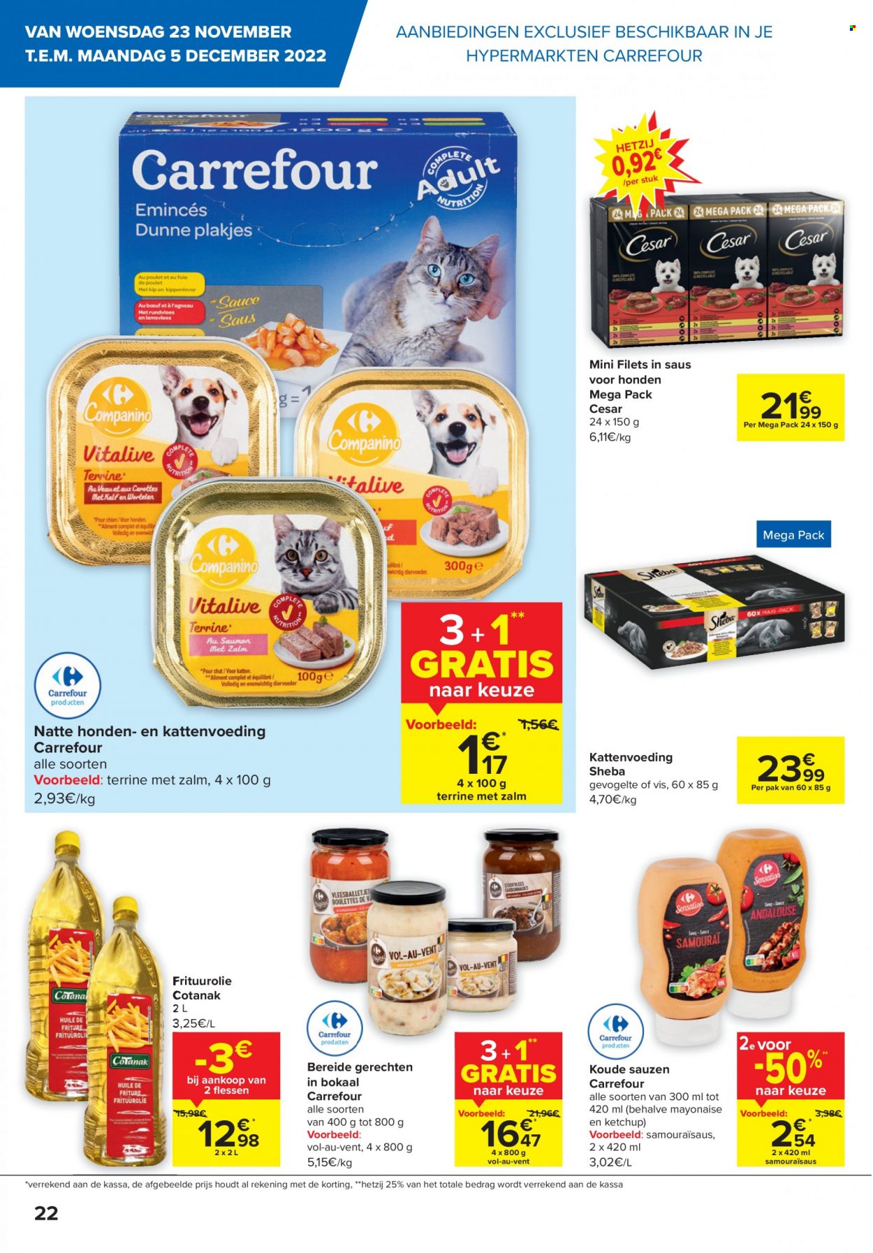 Carrefour hypermarkt-aanbieding  - 23.11.2022 - 5.12.2022. Pagina 22.
