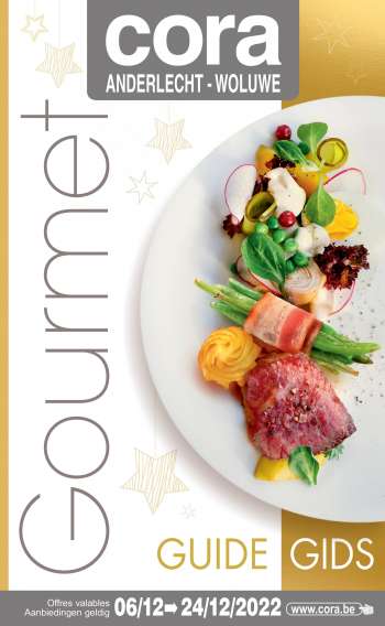 Cora folder - Le guide gourmet - Gourmetgids