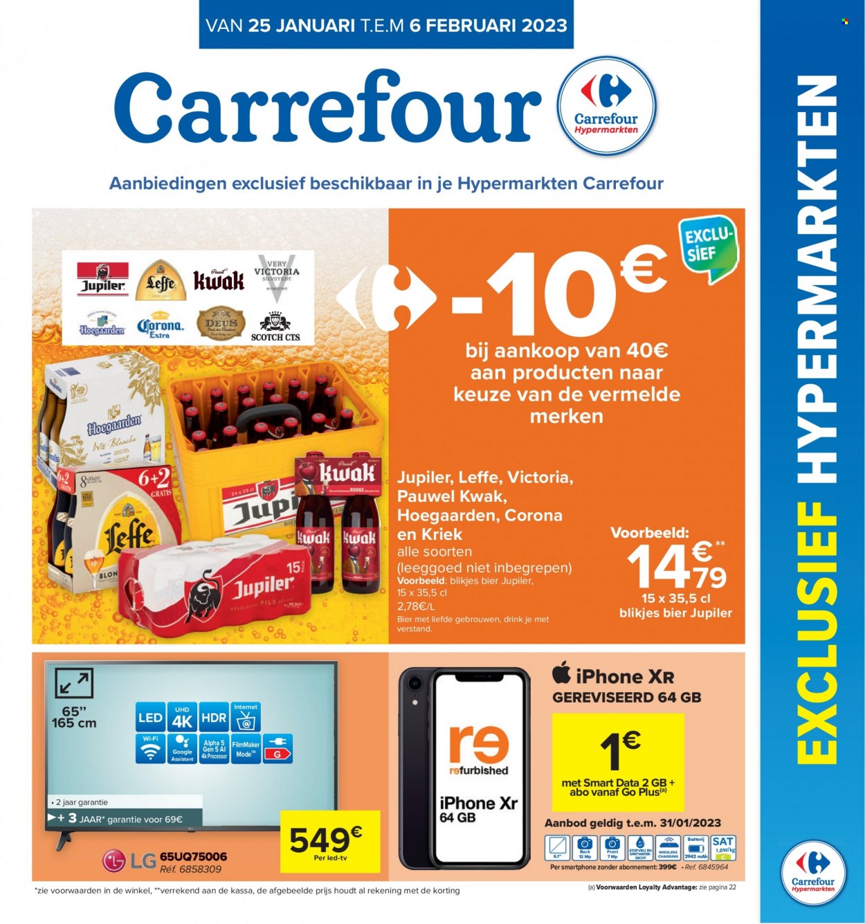 Carrefour hypermarkt-aanbieding  - 25.1.2023 - 6.2.2023. Pagina 1.