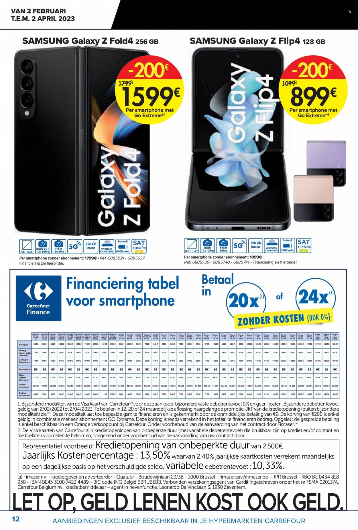 Catalogue Carrefour hypermarkt - 2.2.2023 - 2.4.2023. Page 12.