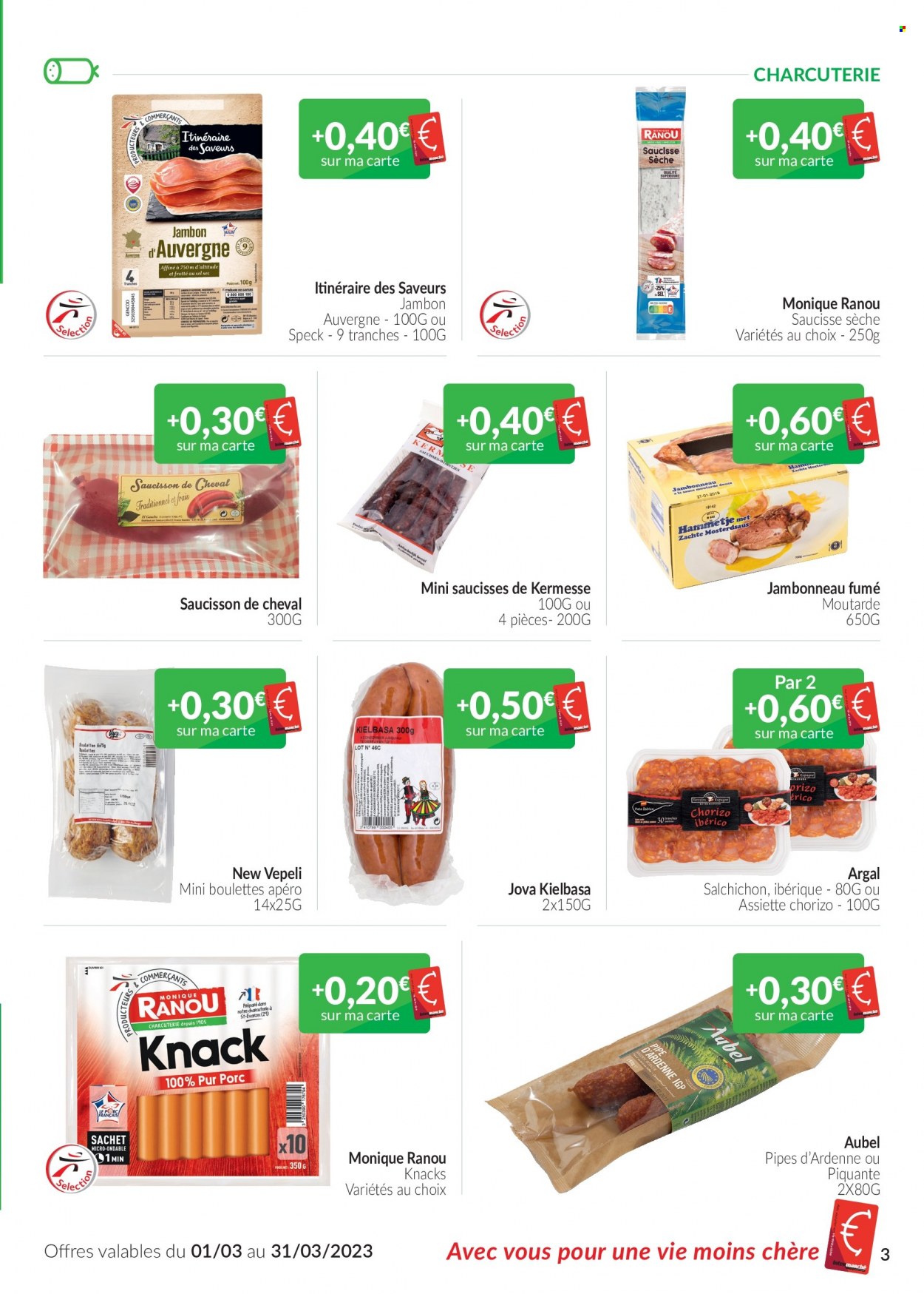 Intermarché-aanbieding - 01/03/2023 - 31/03/2023 -  producten in de aanbieding - chorizo, mosterd. Pagina 3.