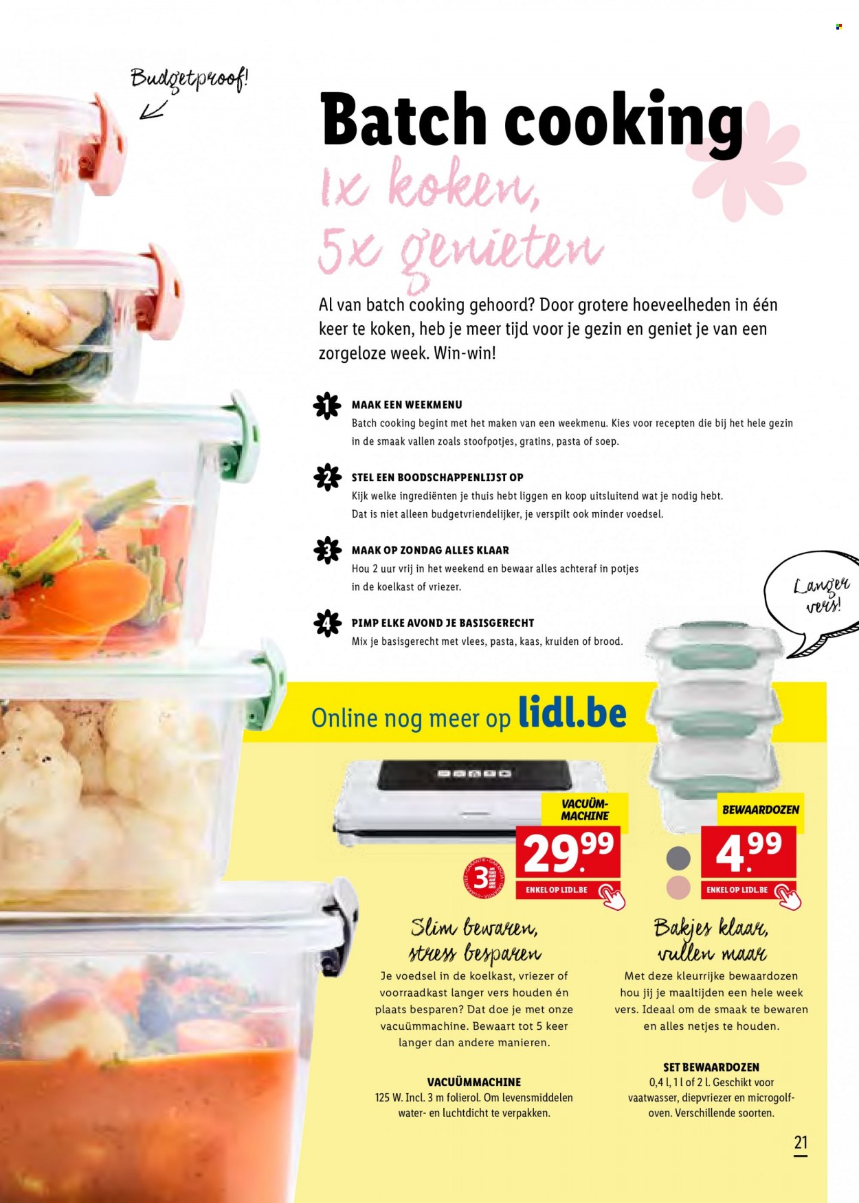 Catalogue Lidl. Page 21.