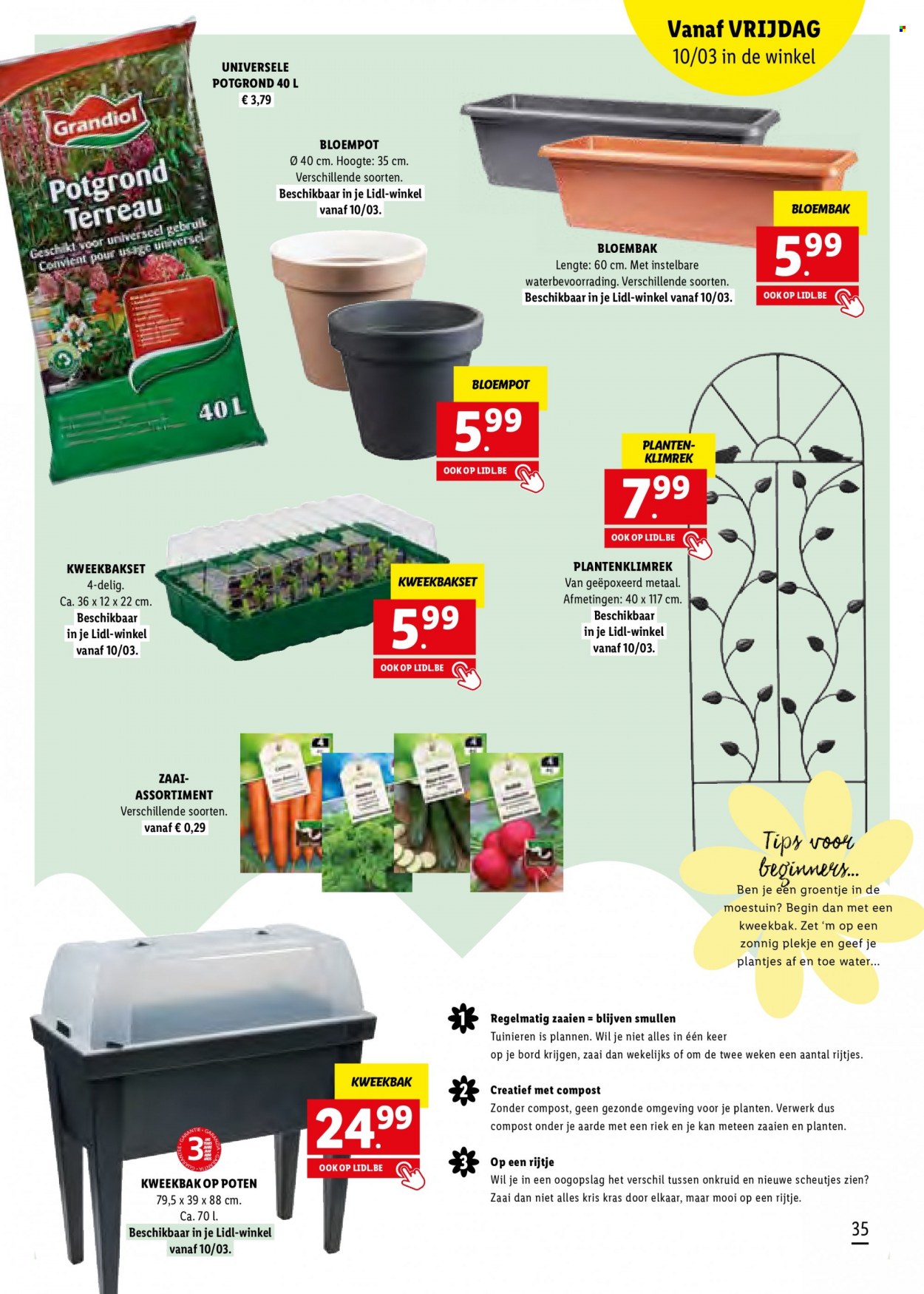 Catalogue Lidl. Page 35.