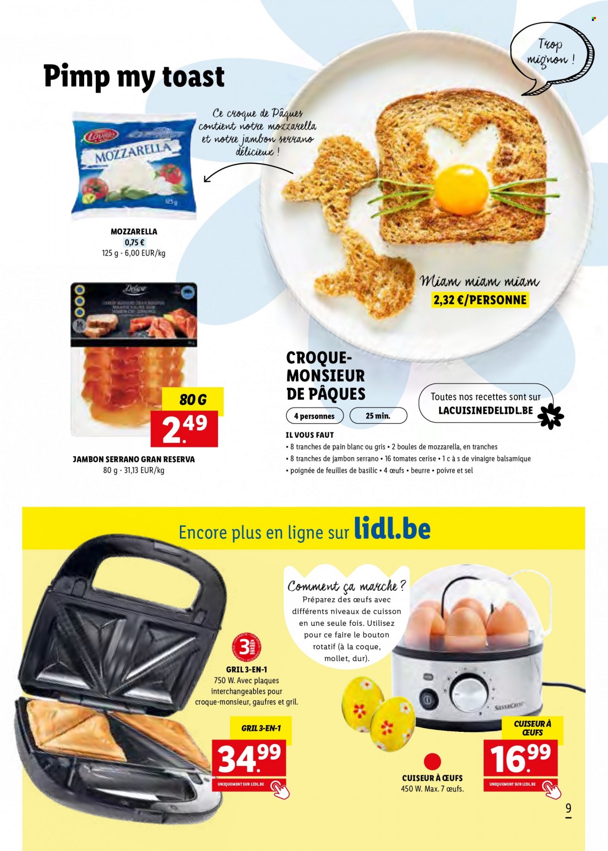 Catalogue Lidl. Page 9.