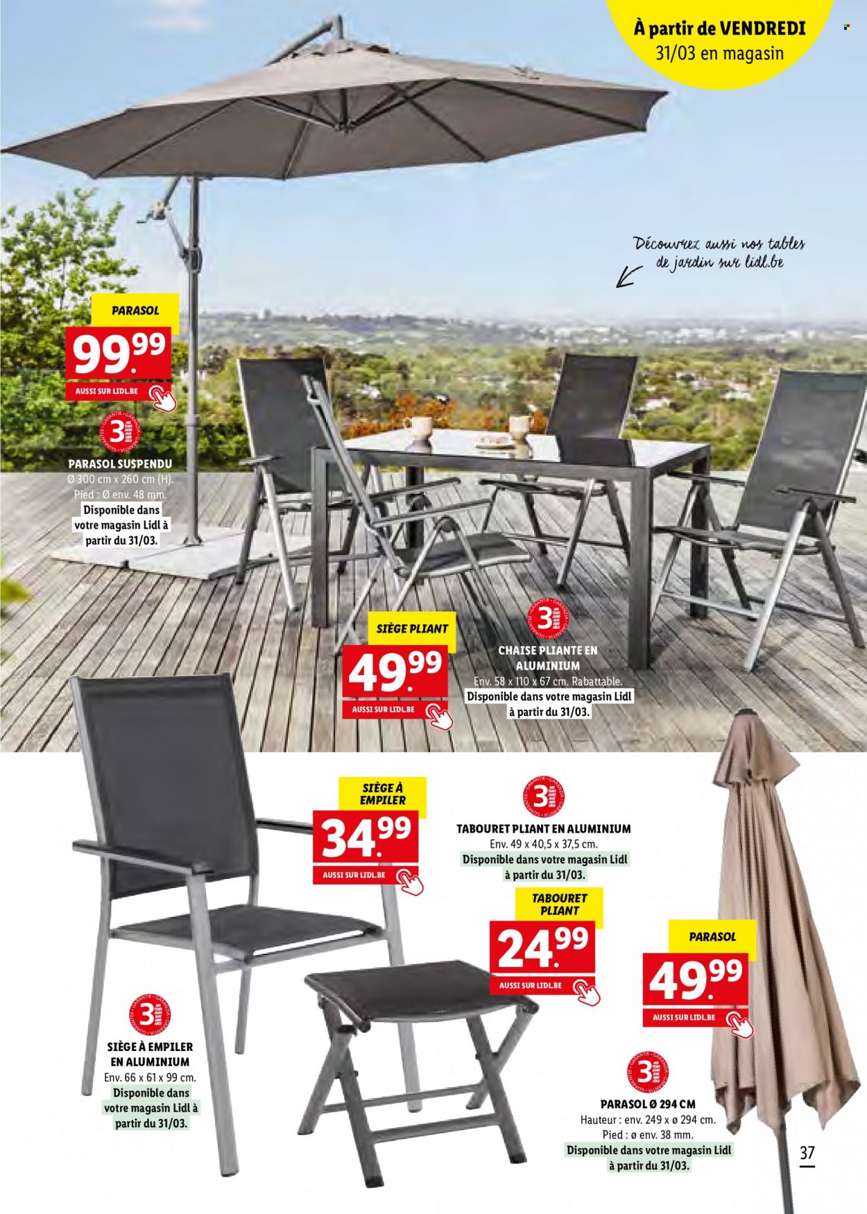 Catalogue Lidl. Page 37.