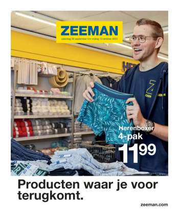 Zeeman Leuven folders