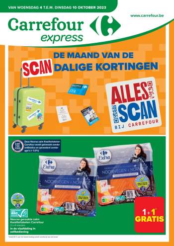 Carrefour express Oostende folders