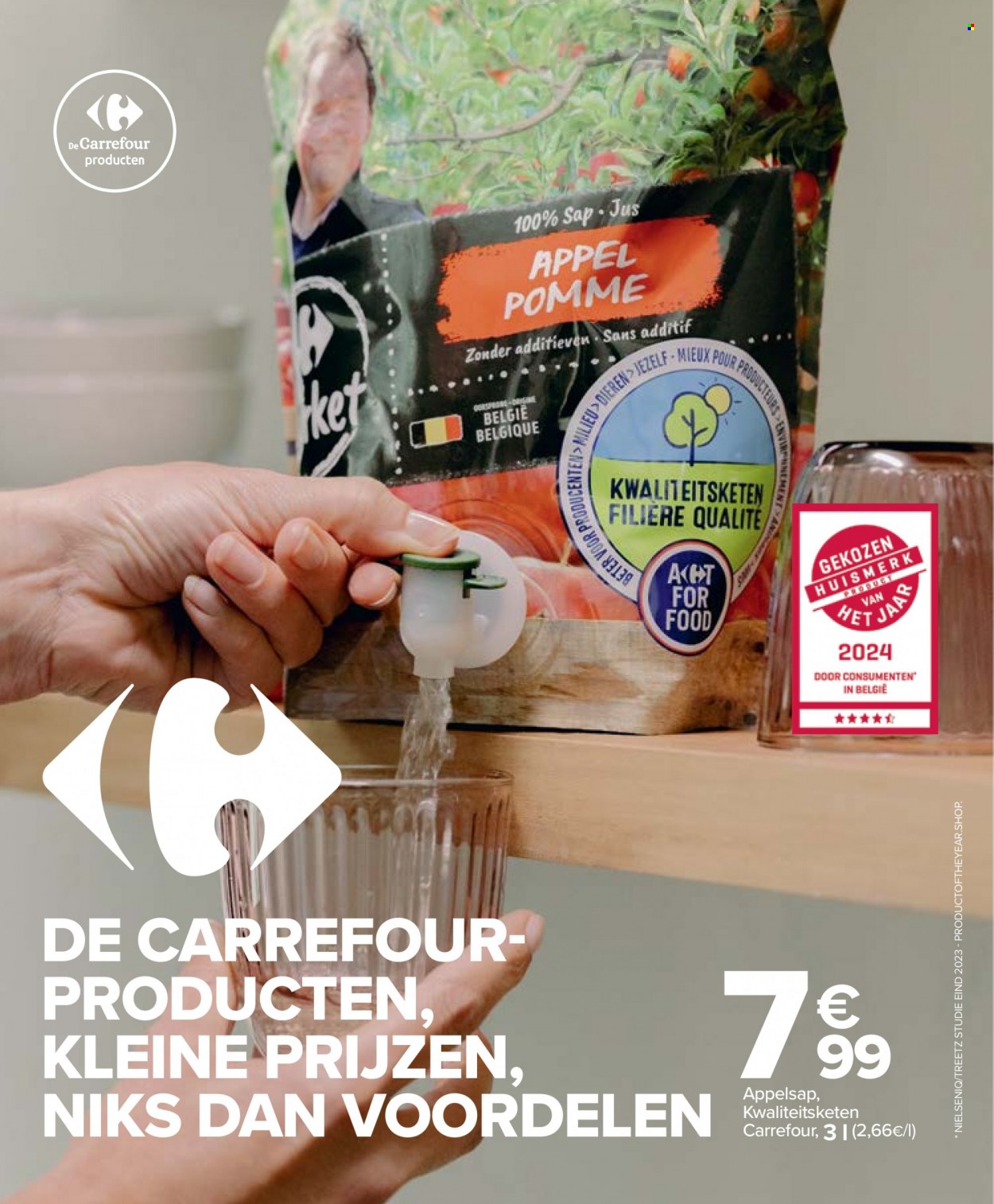 thumbnail - Carrefour-aanbieding - 29/01/2024 - 20/03/2024 -  producten in de aanbieding - appelsap, sap. Pagina 12.