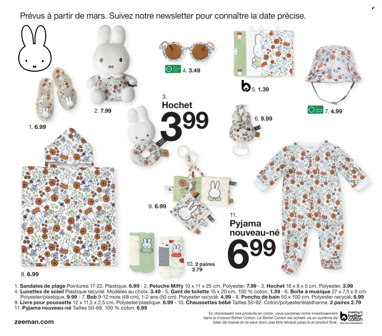 thumbnail - Zeeman-aanbieding - 01/02/2024 - 31/07/2024 -  producten in de aanbieding - poncho, pyjama. Pagina 8.