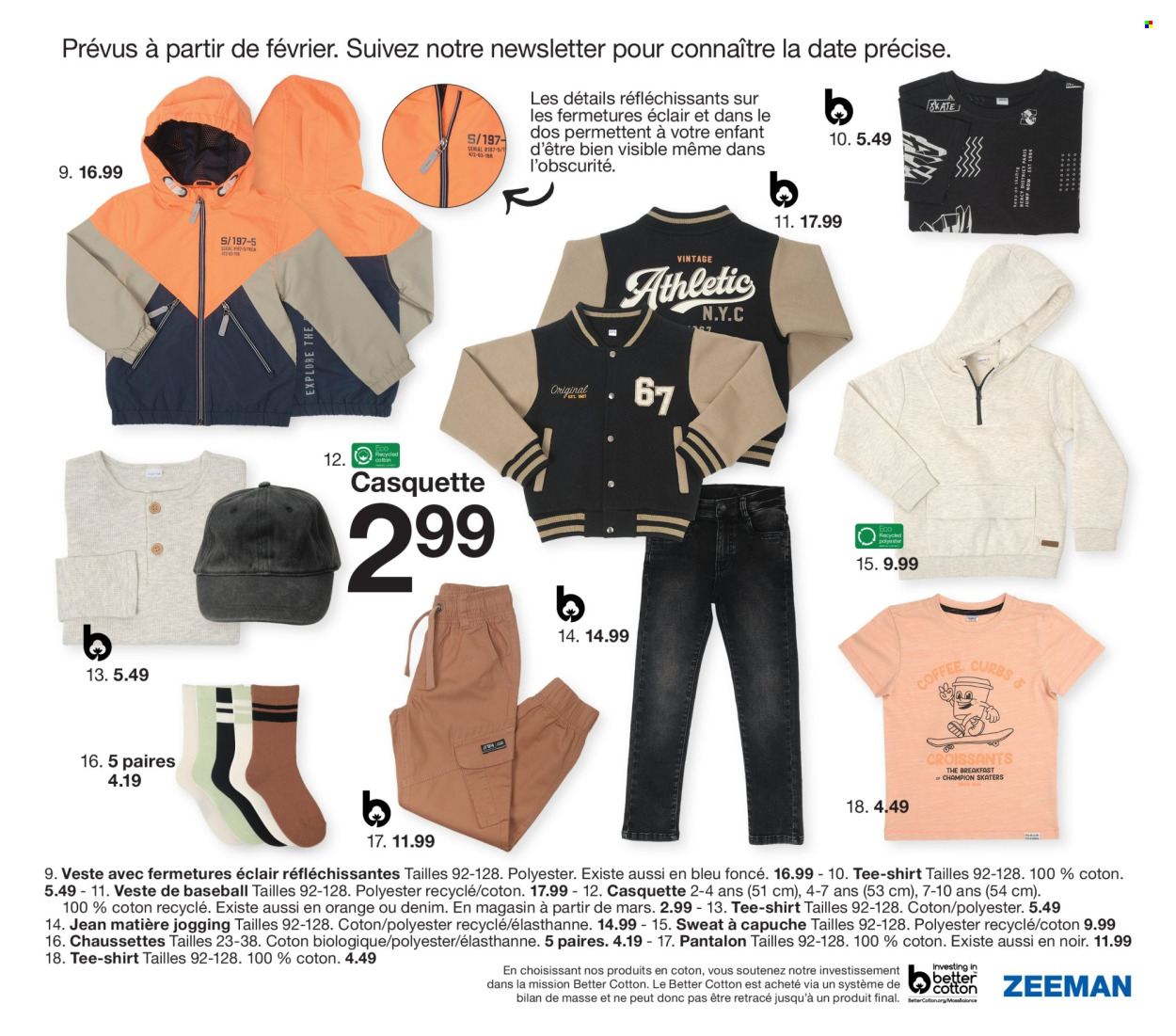 thumbnail - Zeeman-aanbieding - 01/02/2024 - 31/07/2024 -  producten in de aanbieding - pantalon, shirt. Pagina 31.