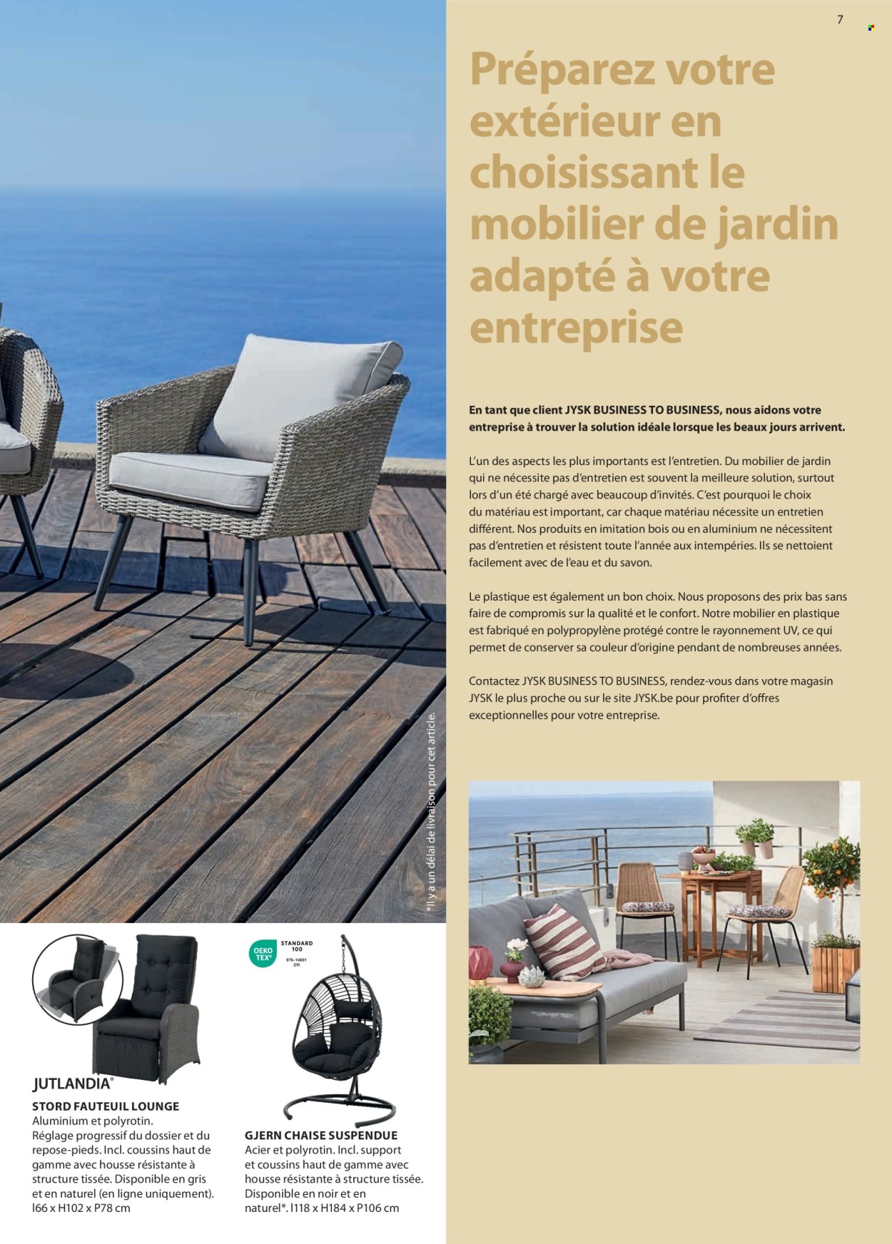 thumbnail - JYSK-aanbieding -  producten in de aanbieding - fauteuil, tuinstoelen. Pagina 8.