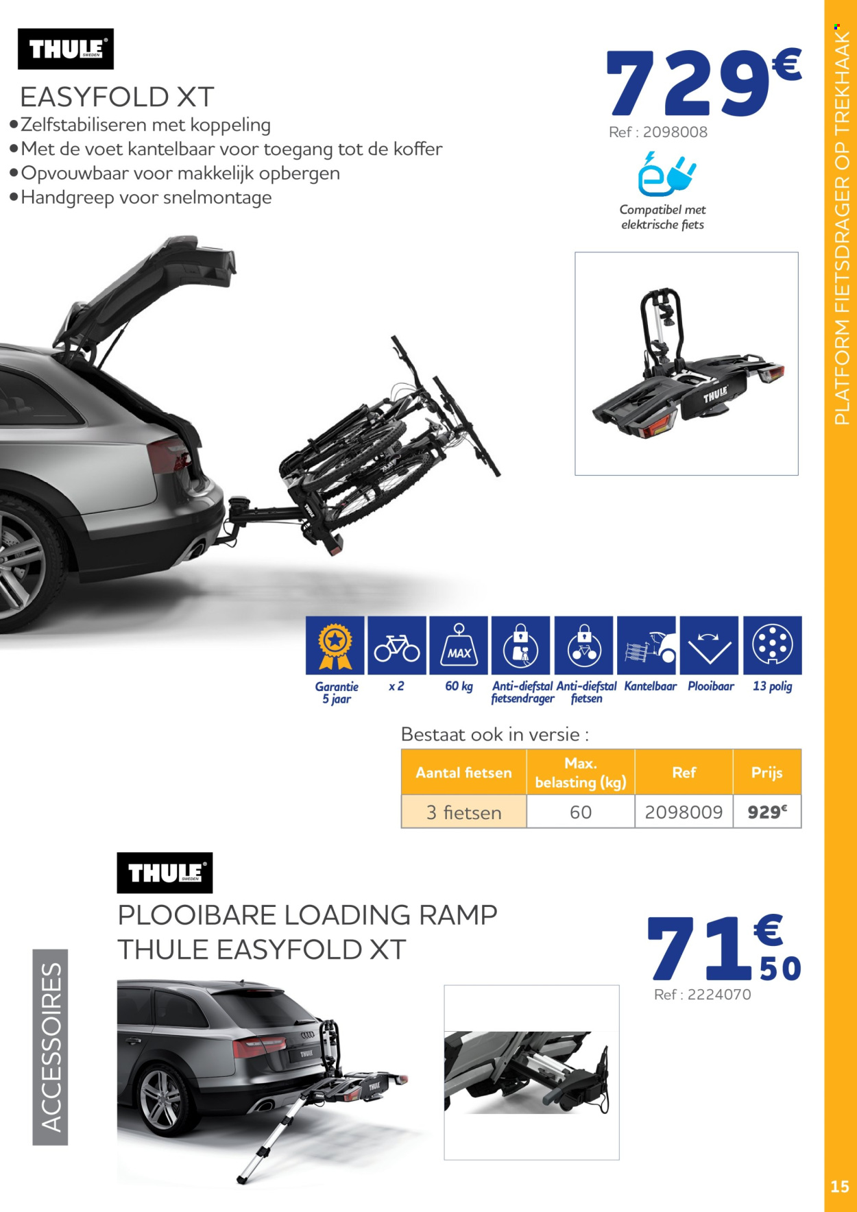 thumbnail - Auto5-aanbieding - 15/03/2024 - 04/06/2024 -  producten in de aanbieding - elektrische fiets, fiets. Pagina 15.