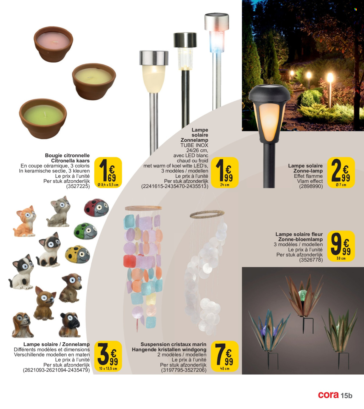 thumbnail - Cora-aanbieding - 26/03/2024 - 30/06/2024 -  producten in de aanbieding - kaars, lamp, led lamp. Pagina 15.