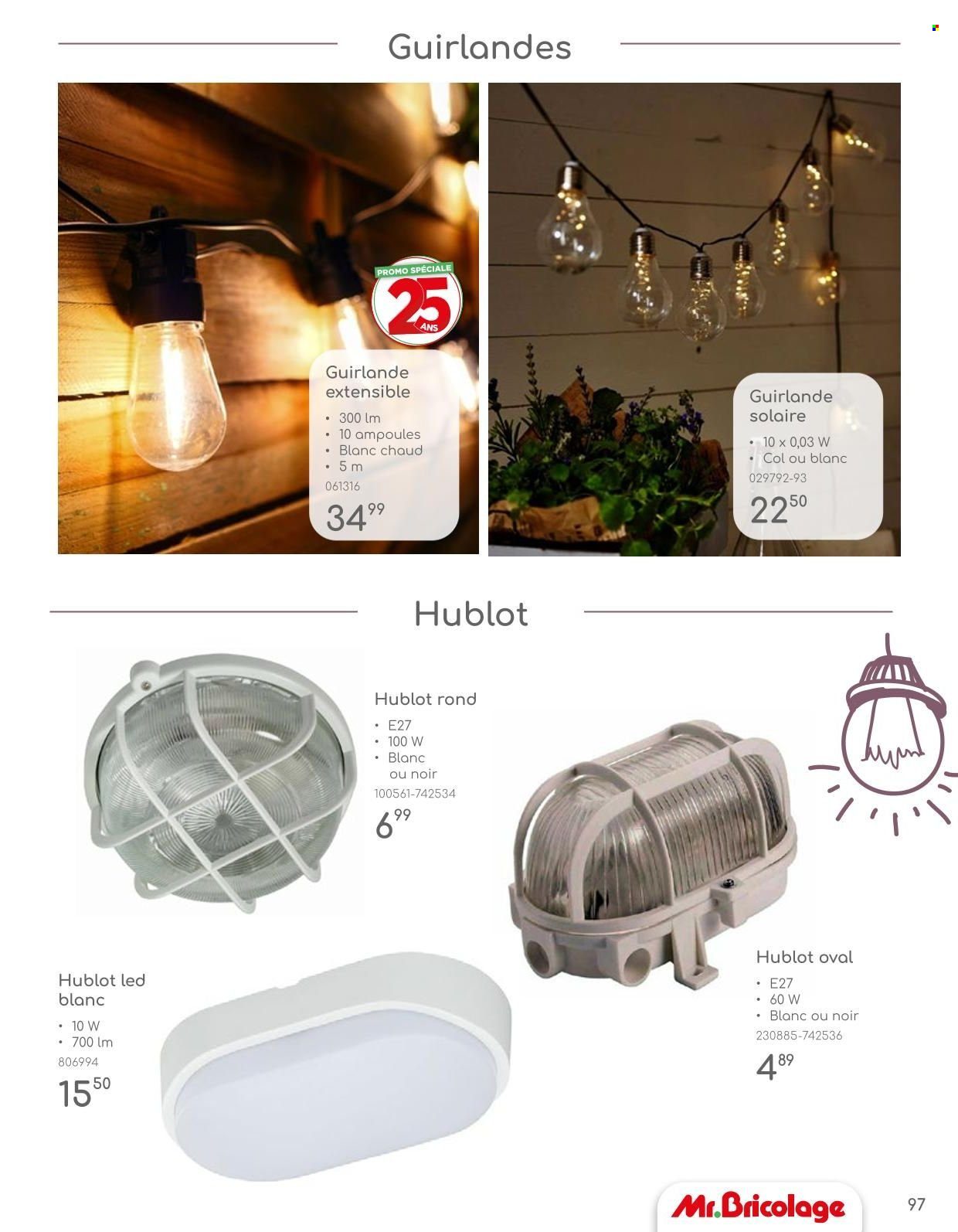 thumbnail - Mr. Bricolage-aanbieding -  producten in de aanbieding - led lamp. Pagina 97.