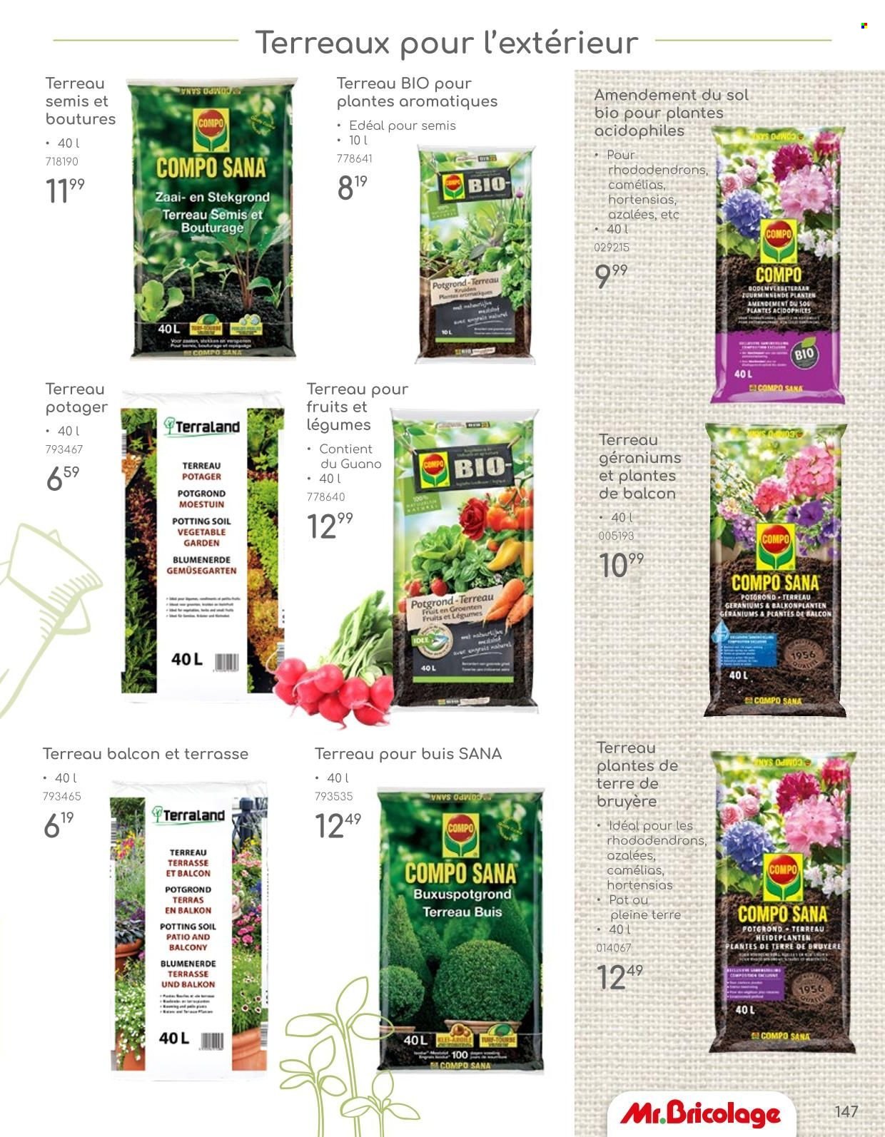 thumbnail - Mr. Bricolage-aanbieding -  producten in de aanbieding - potgrond, planten, heideplanten. Pagina 147.